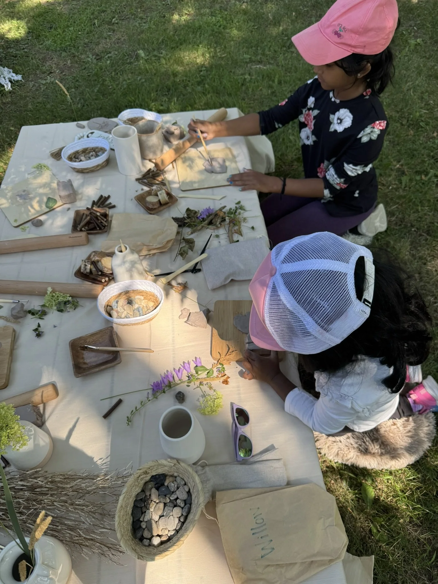 Believe it or not, the kids were so into their art that time just flew by! None of us wanted to leave.