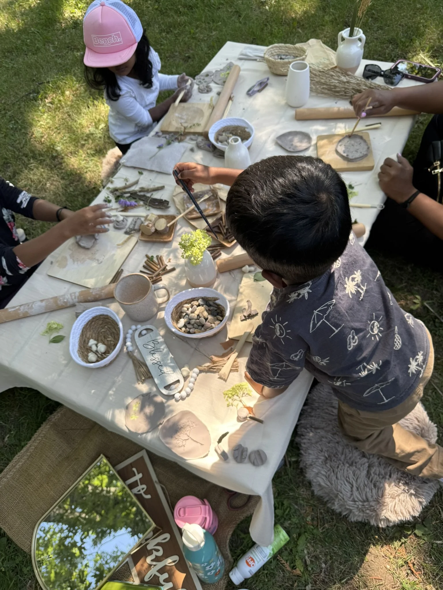 This activity gave children chances to practice sharing and taking turns, while also helping them feel proud and connected to whatever they created, making their work truly special.