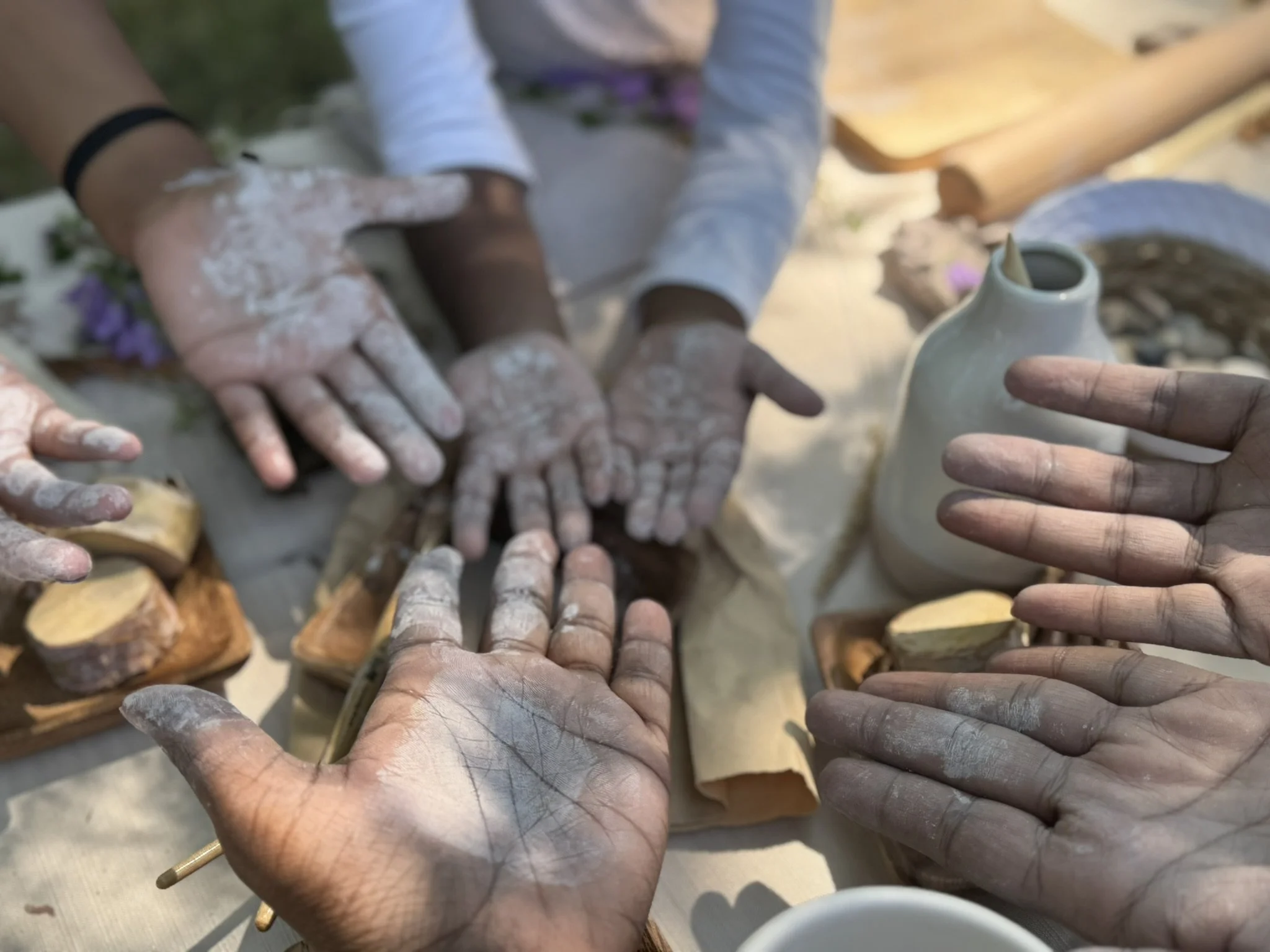 Mud on our hands and joy in our hearts — through clay, we connect, create, and discover a little bit more about ourselves.
