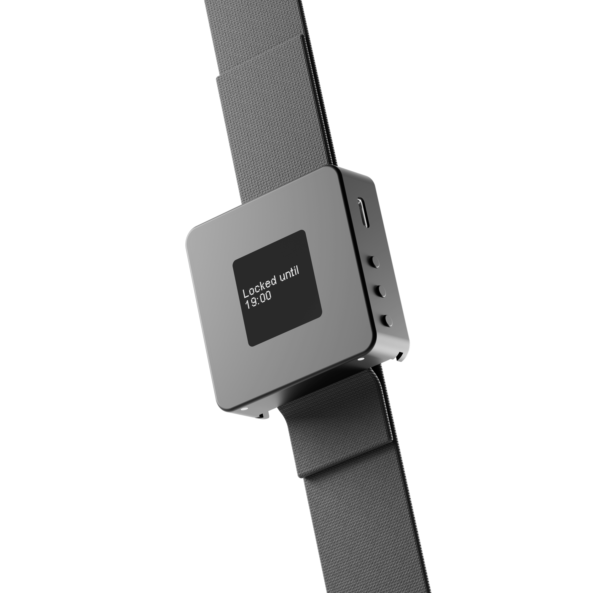 Smart habit-control bag lock prototype by Engineering Lab