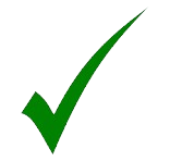Green checkmark