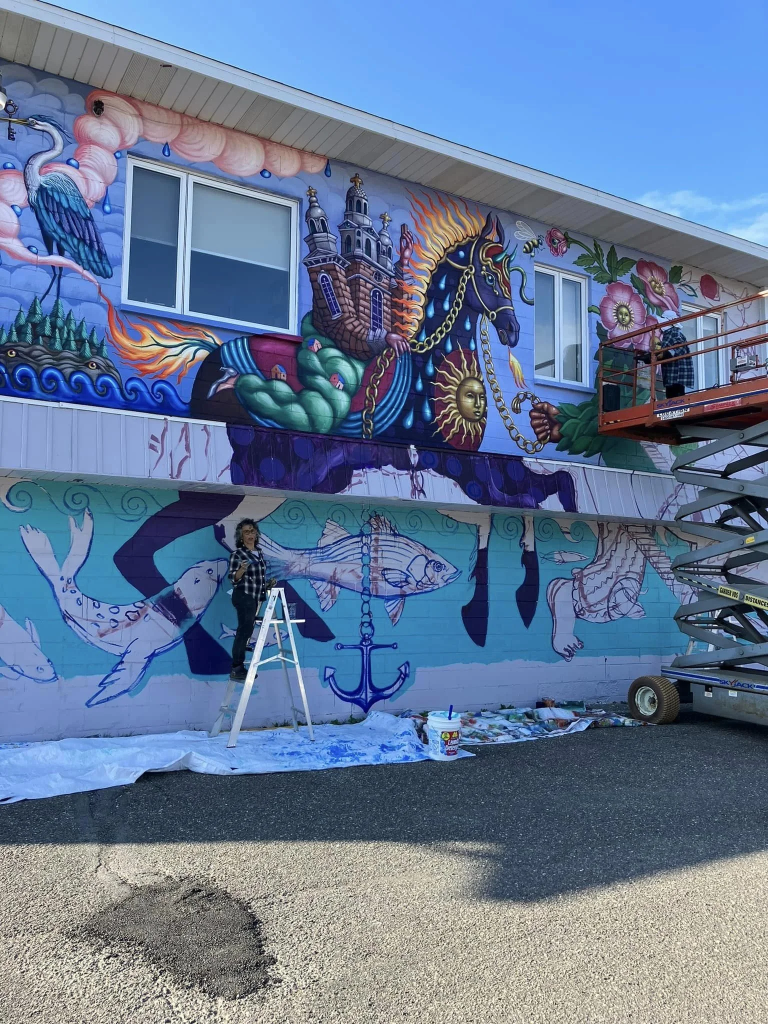 Inauguration : Murale de Danaé Brissonnet