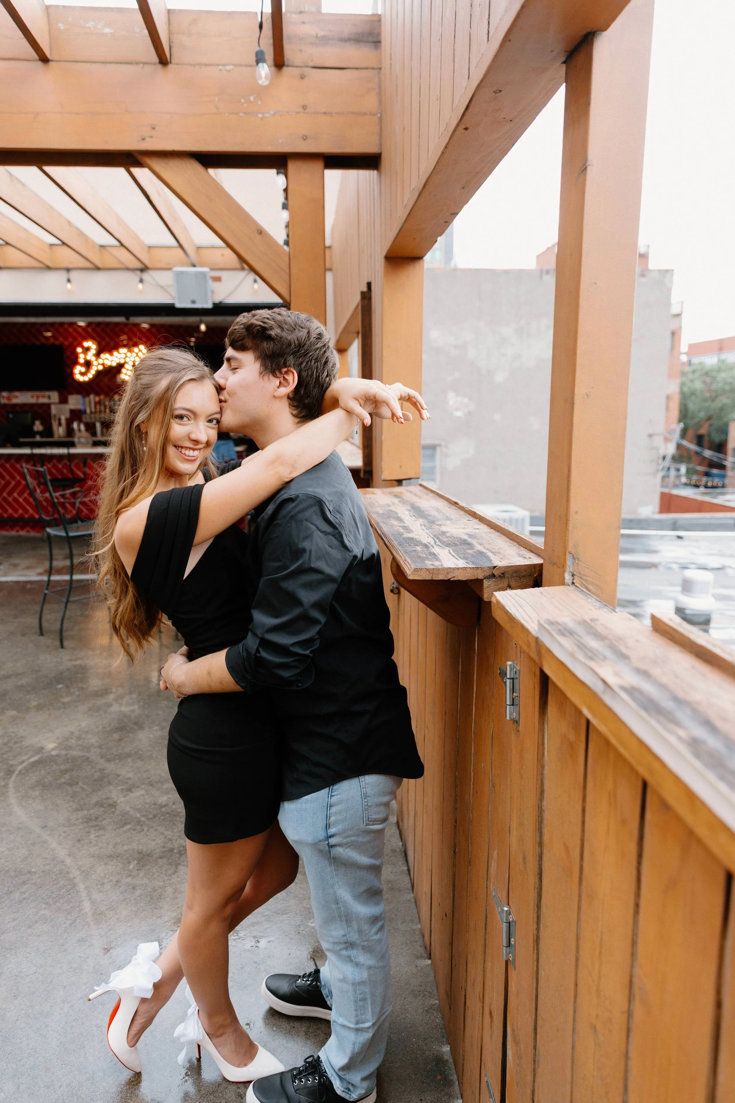 downtown lincoln engagement photos
