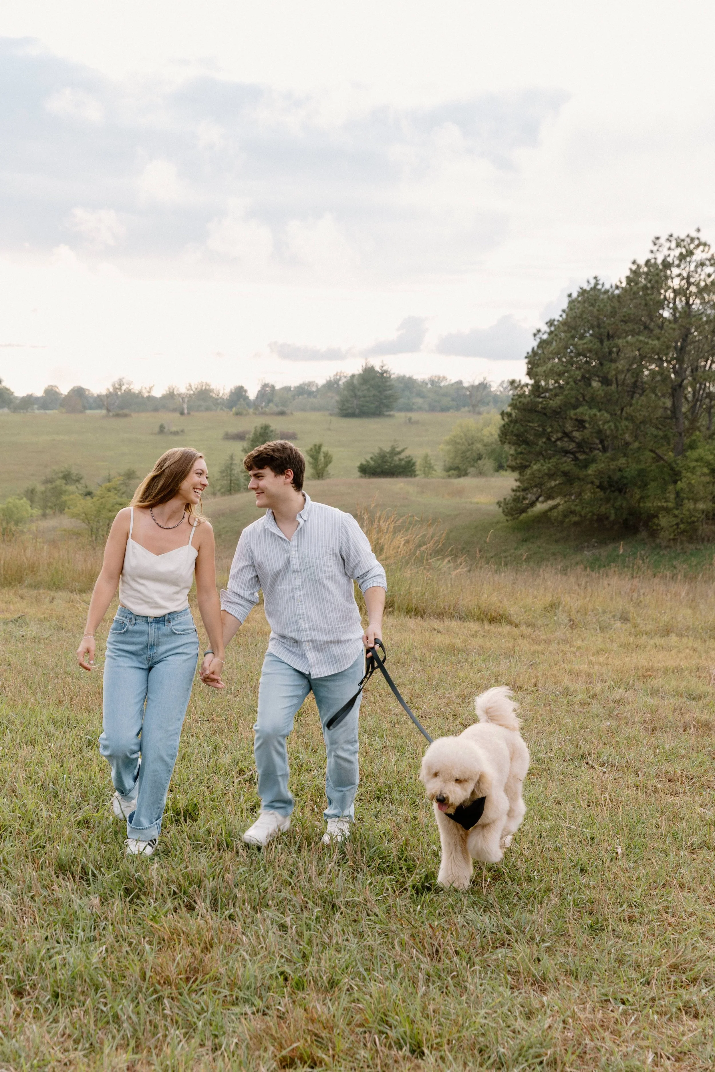 downtown lincoln engagement photos