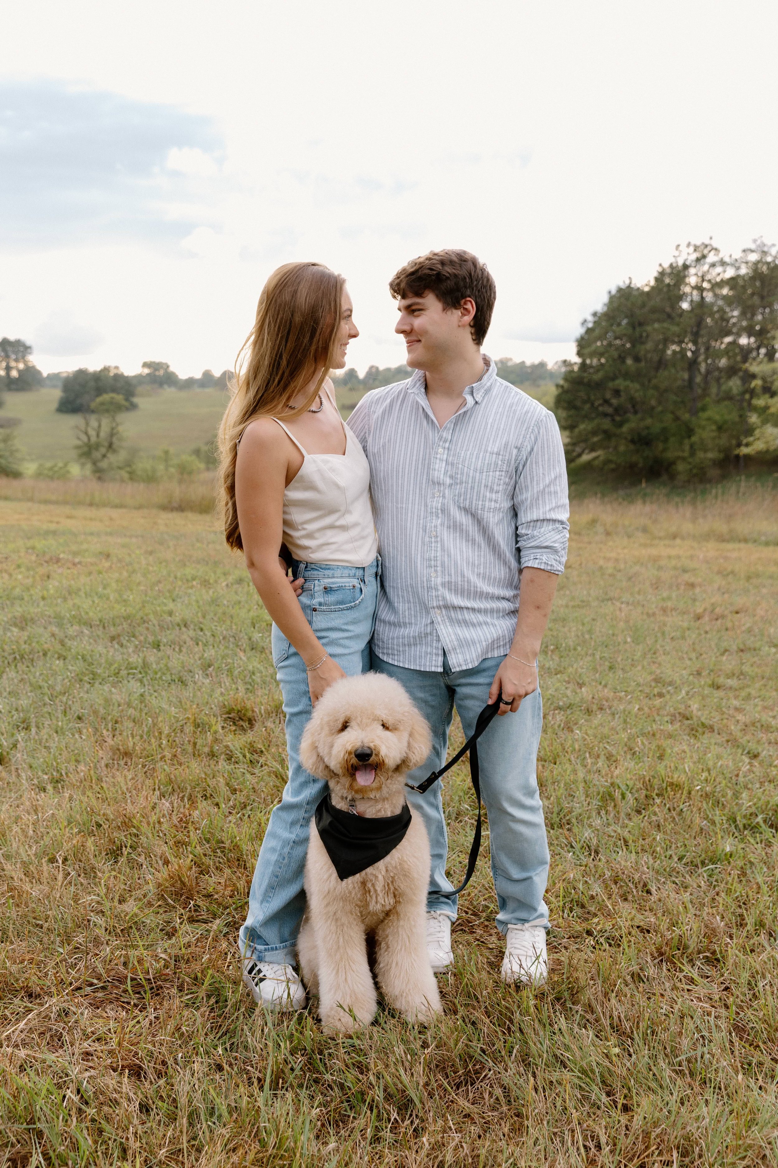 downtown lincoln engagement photos