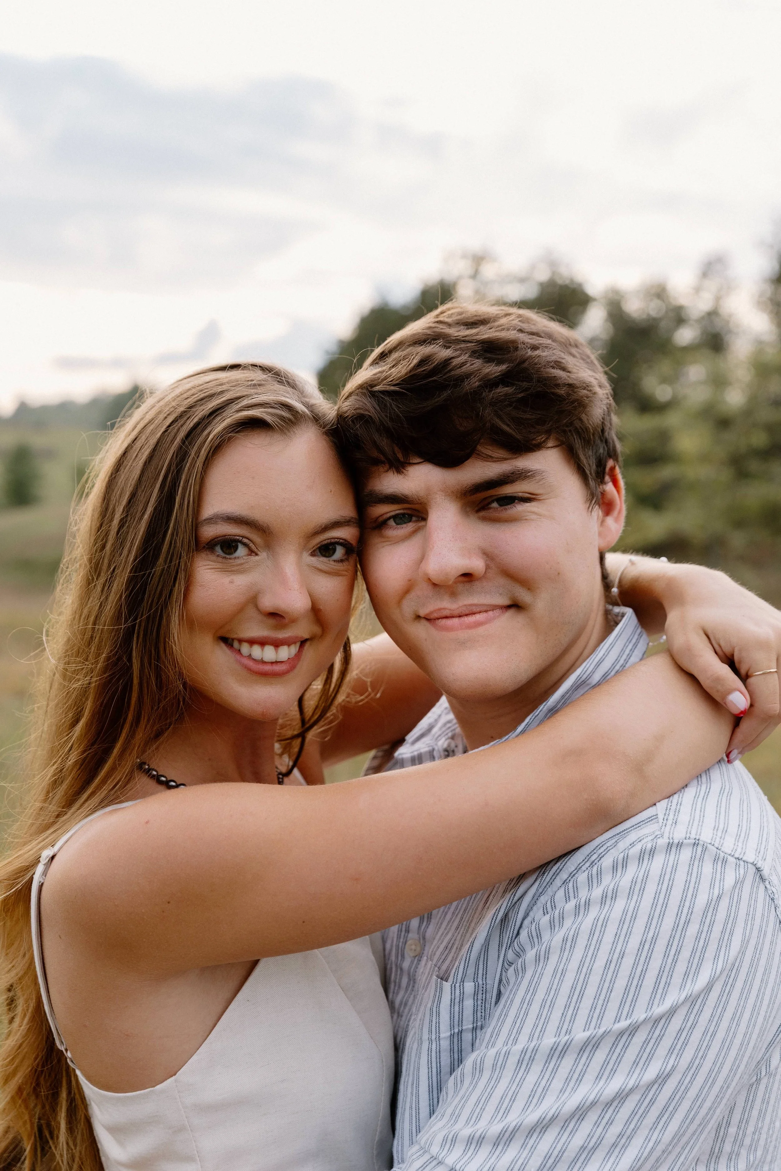 downtown lincoln engagement photos