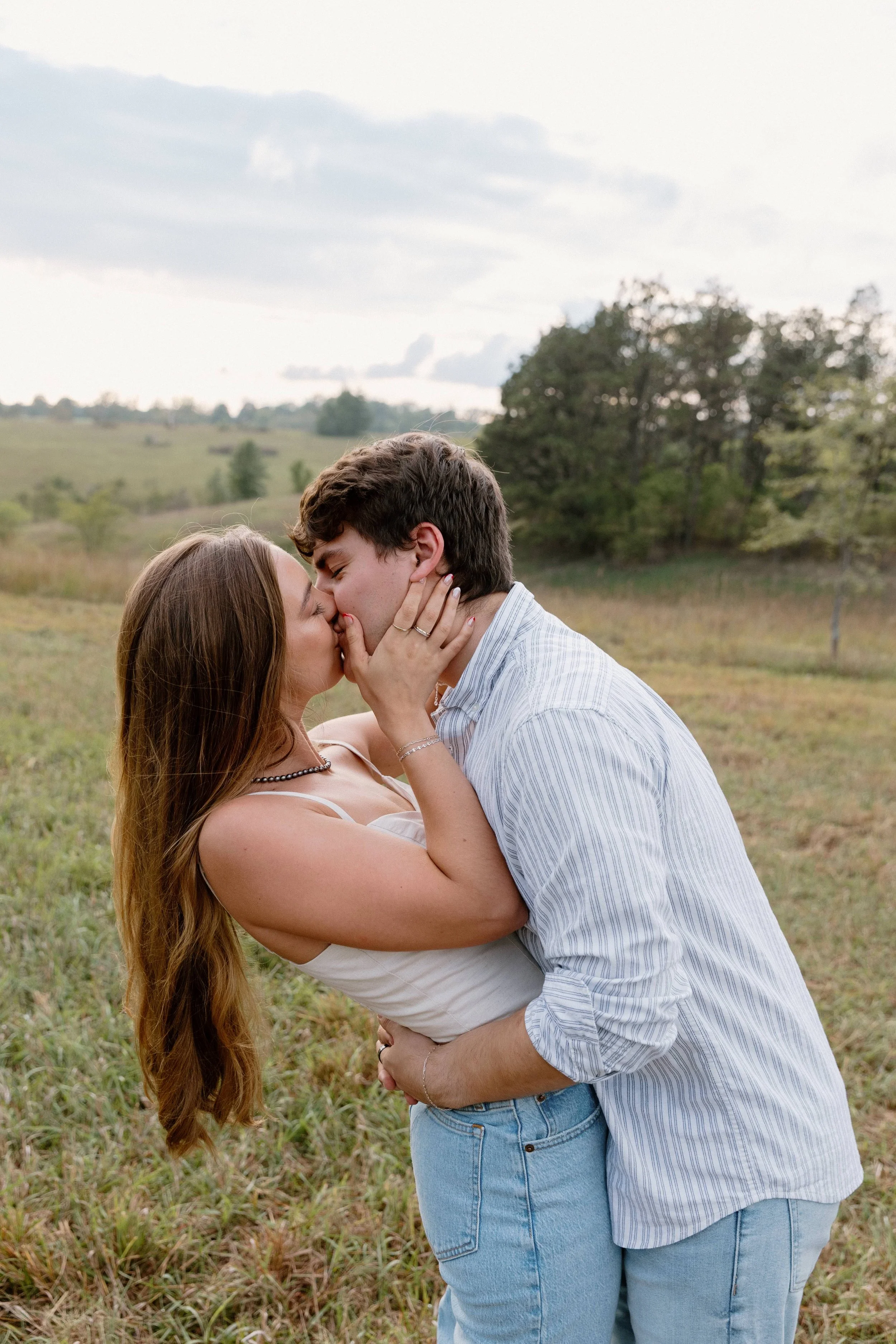 downtown lincoln engagement photos