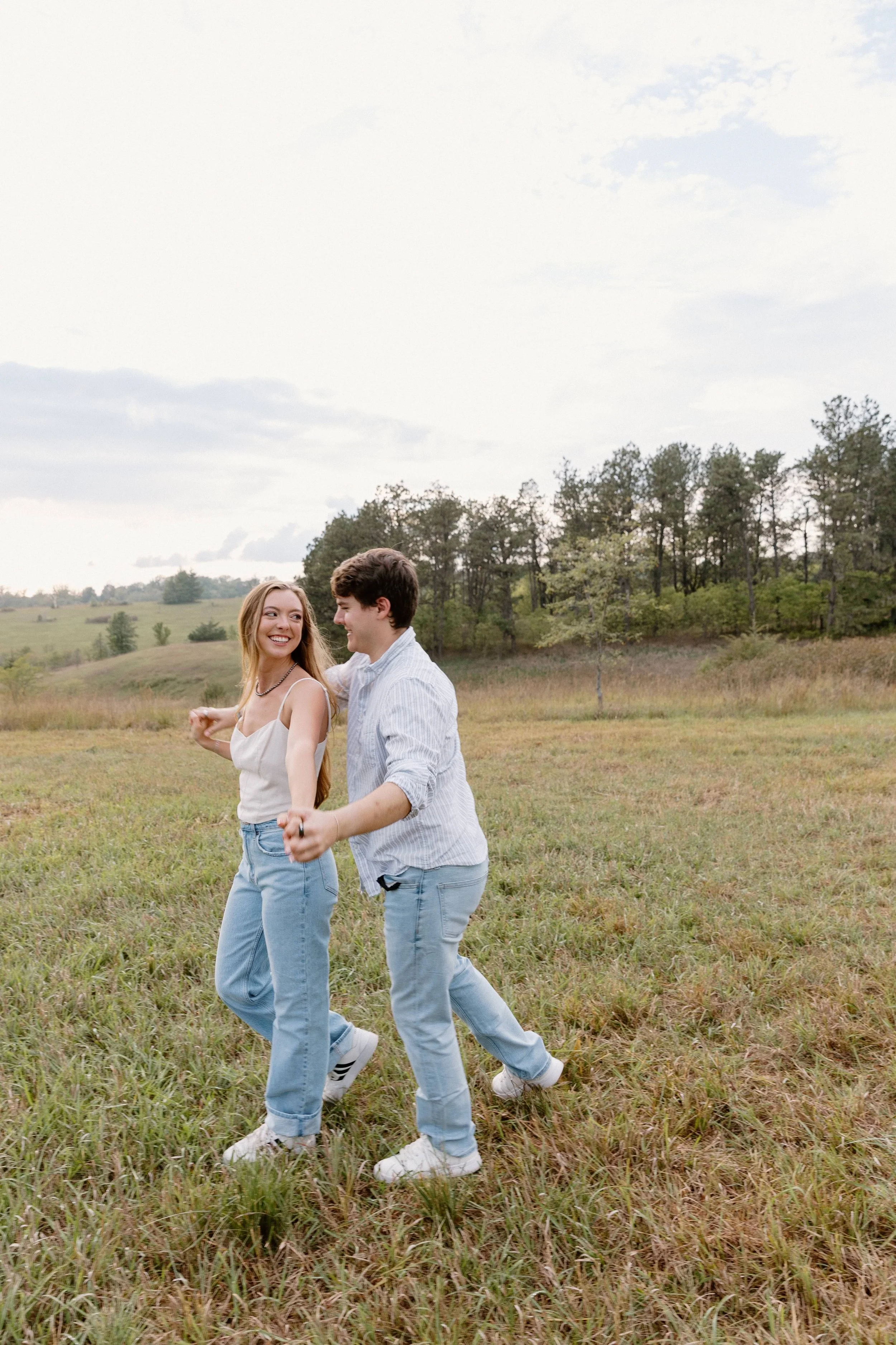 downtown lincoln engagement photos