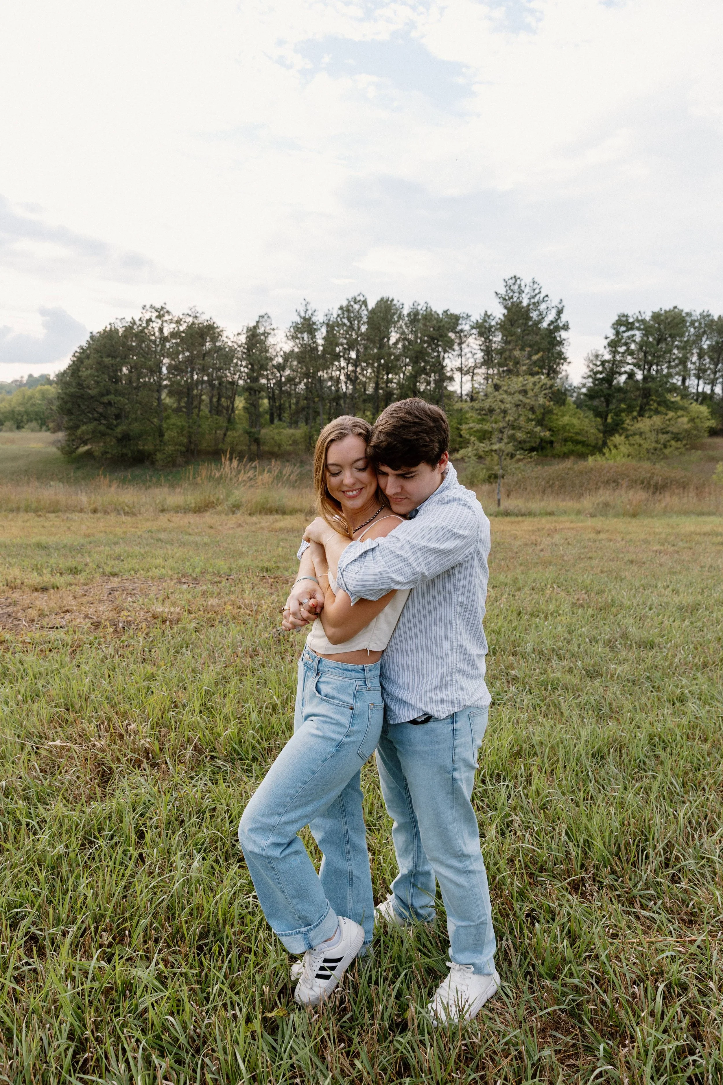 downtown lincoln engagement photos