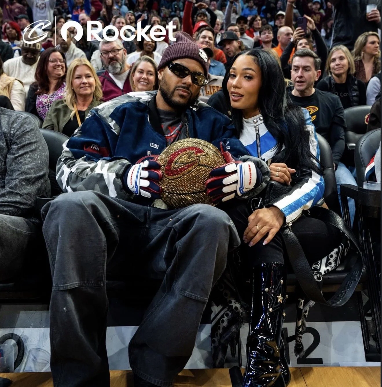 Justin Laboy/ Coi Leray X Rocket money Celtics game 