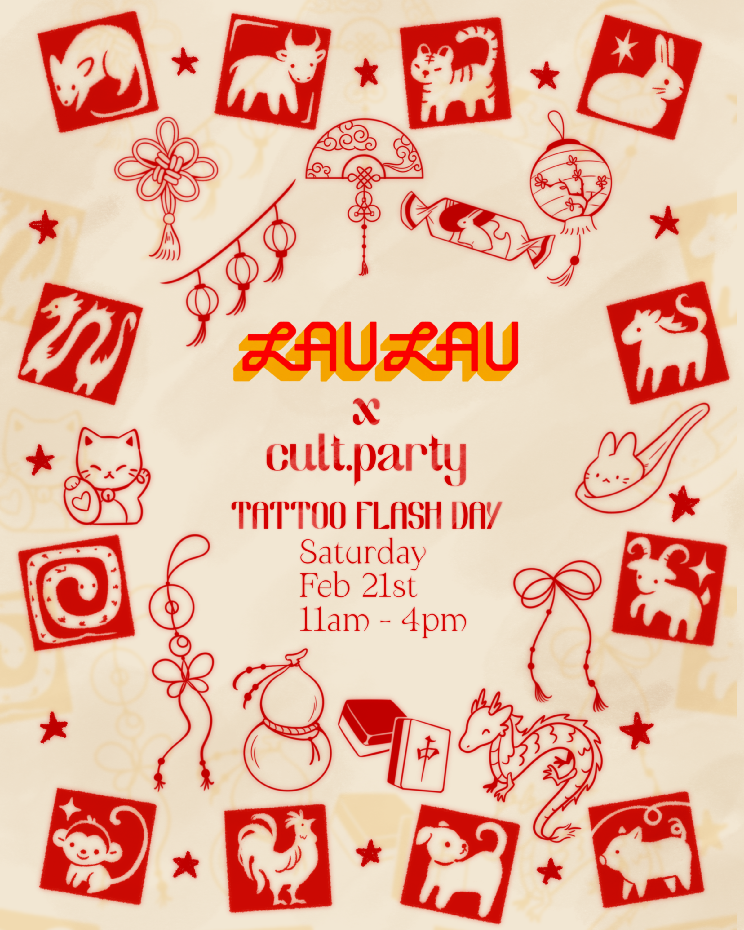 Cult Party Tattoo: Flash Pop-Up