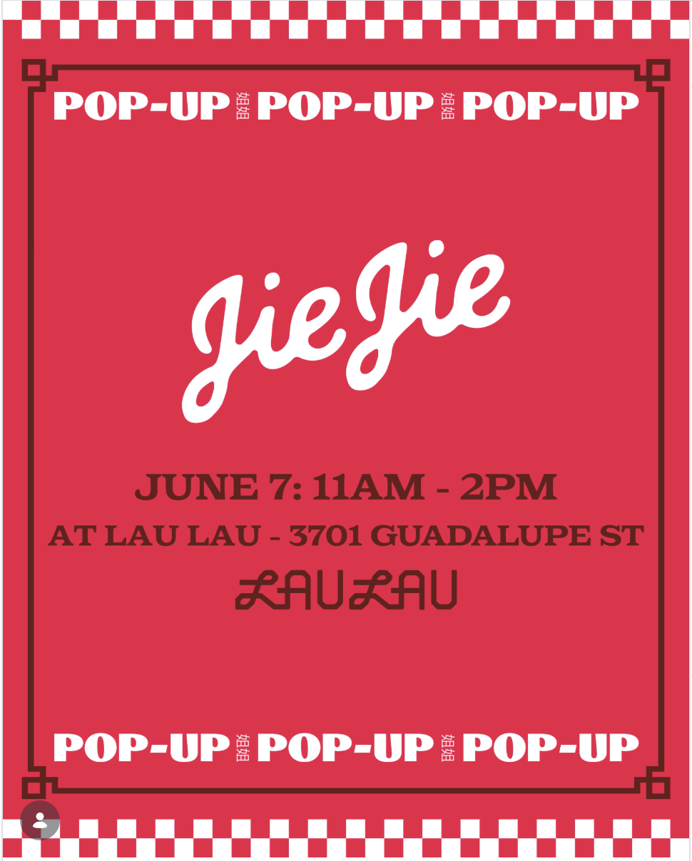 Food Pop-Up: Jie Jie