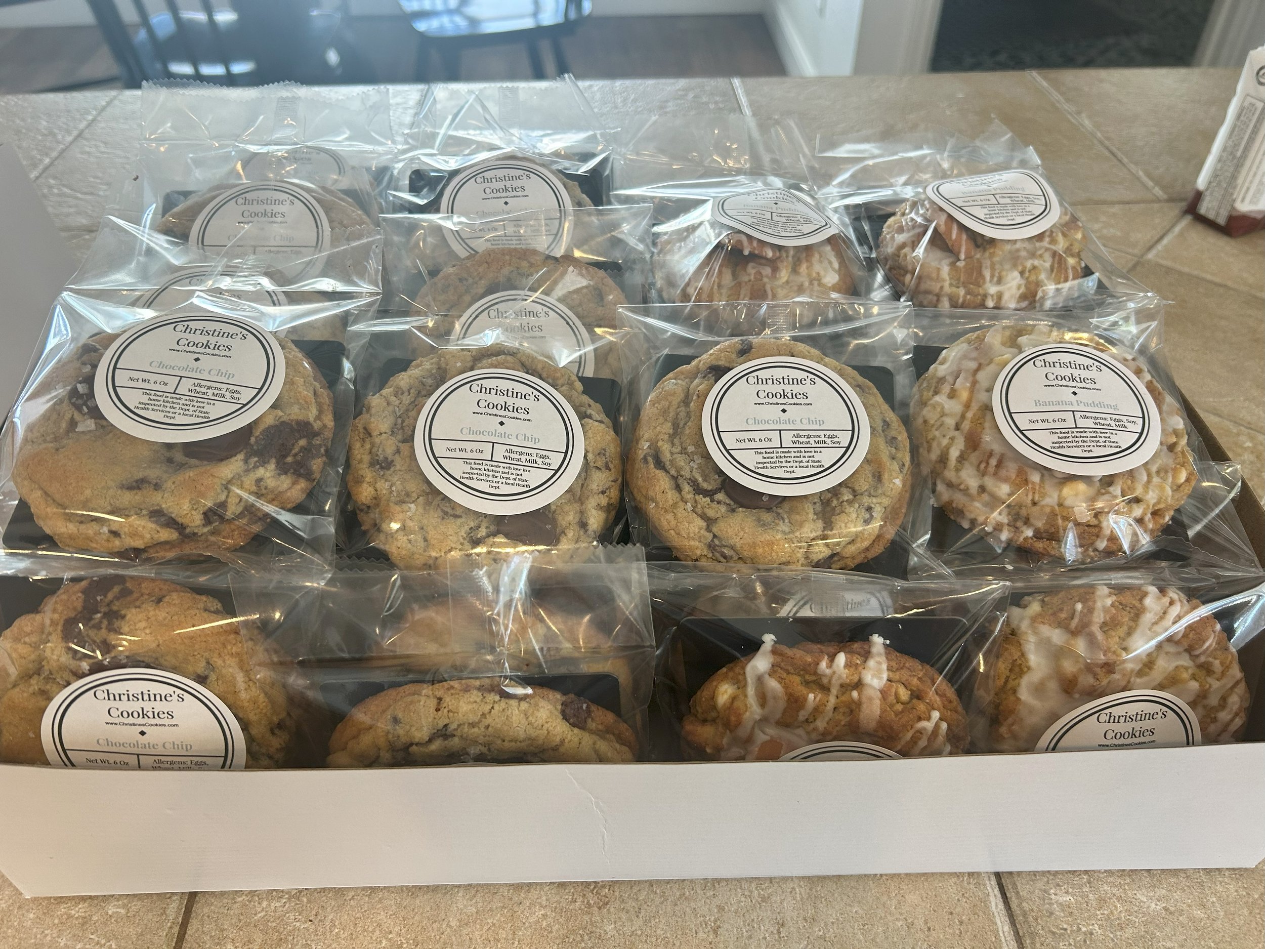 Cookie Pack - 30 each 3 oz Cookies