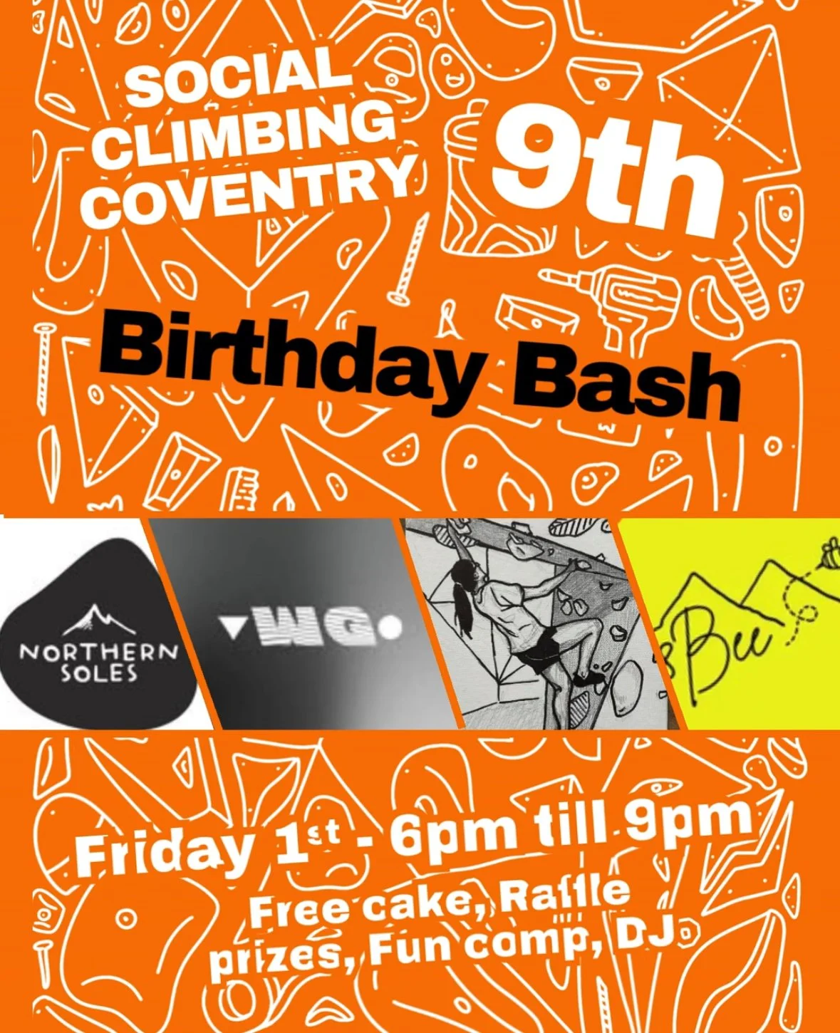 Social Climbing Coventry Birthday Bash Pop-up