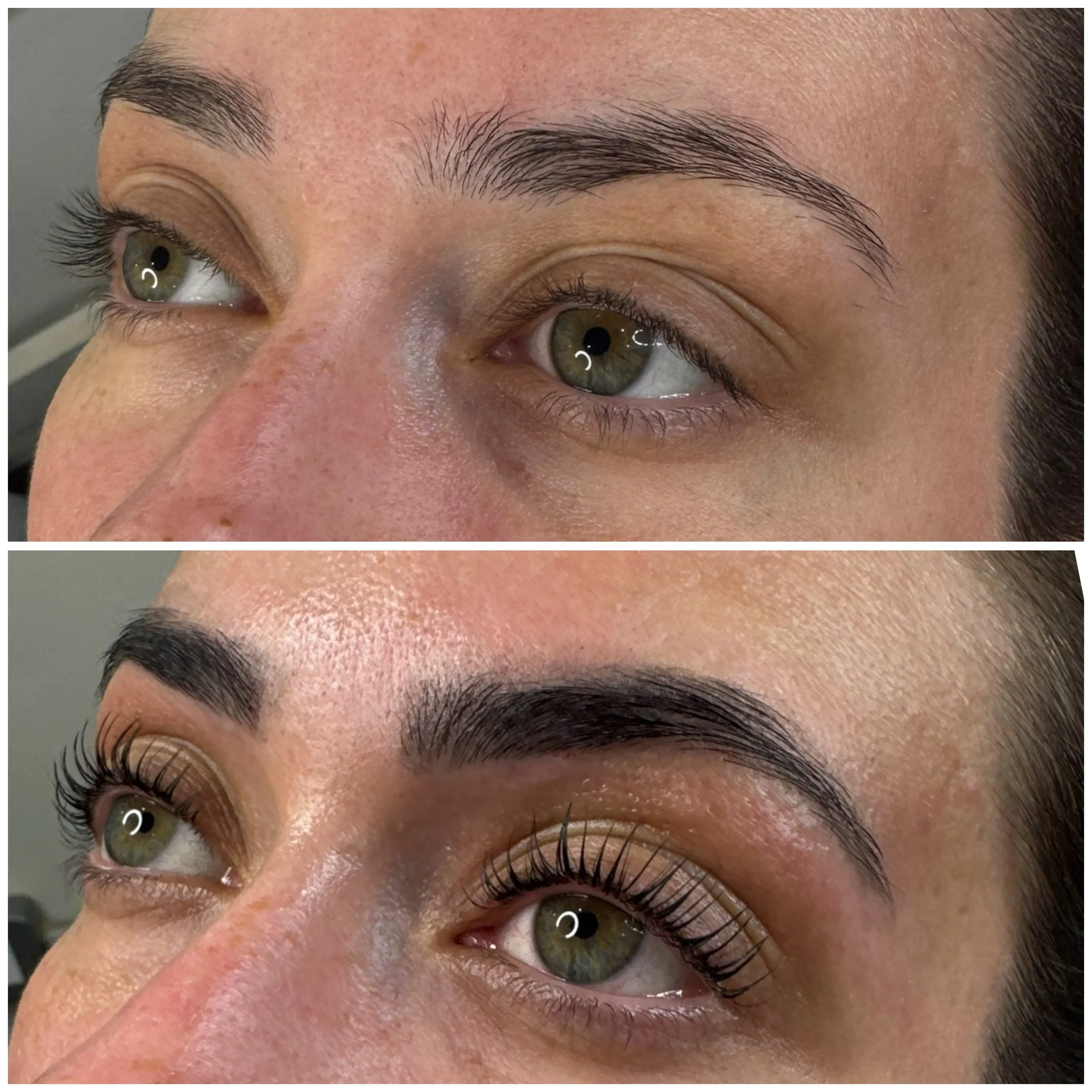 Example 3 - Korean Lashes before and after