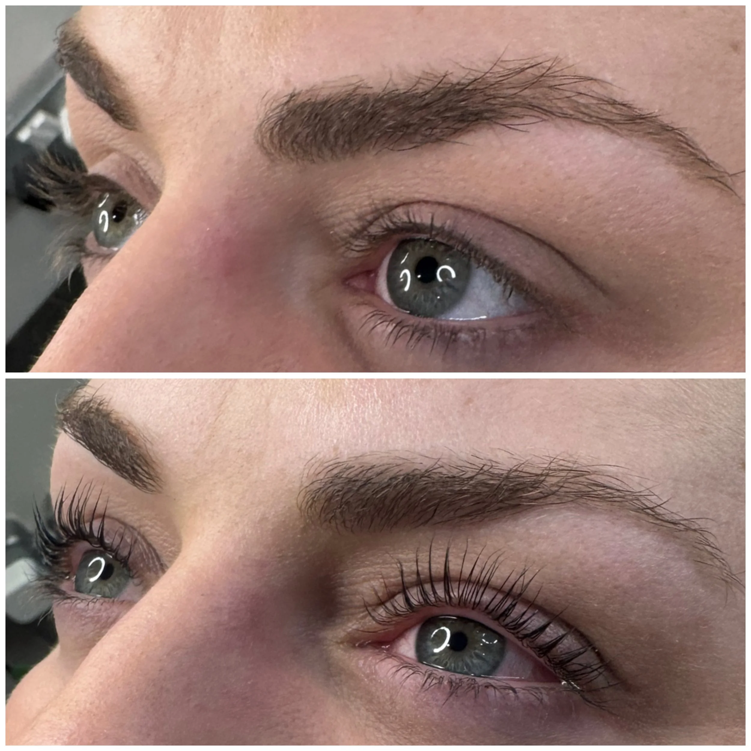 Example 2 - Korean Lashes before and after