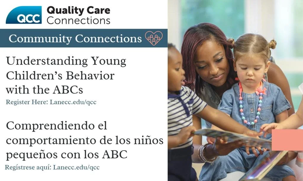 Understanding Young Children's Behavior with the ABCs / Comprendiendo el comportamiento de los niños pequeños con los ABC