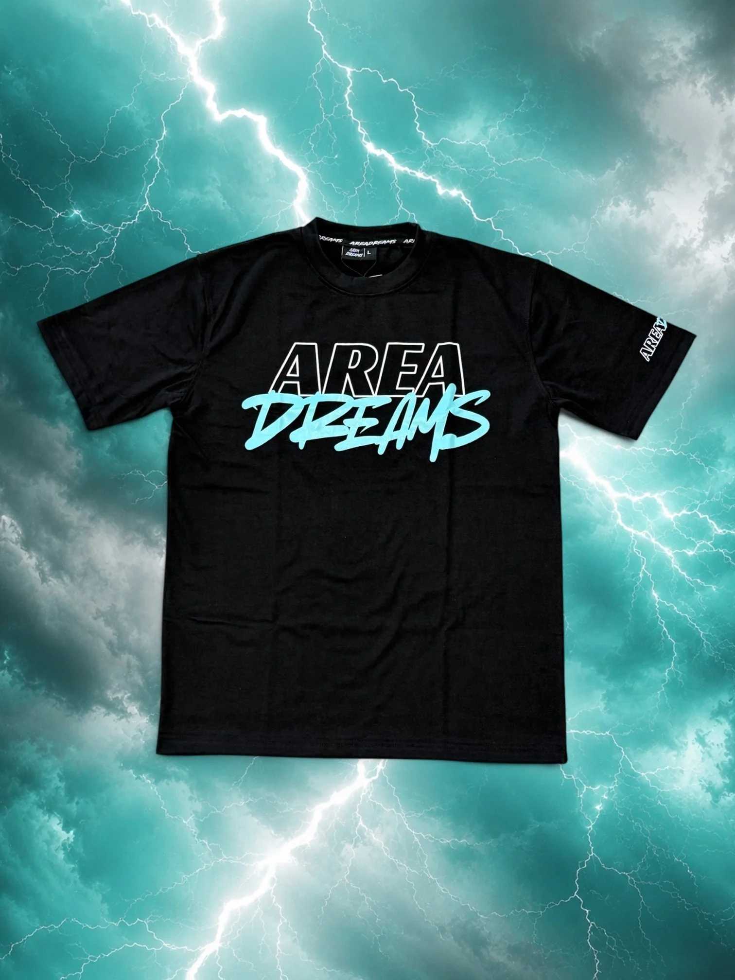 Light Hitters Tee Illuminate Mint / Black