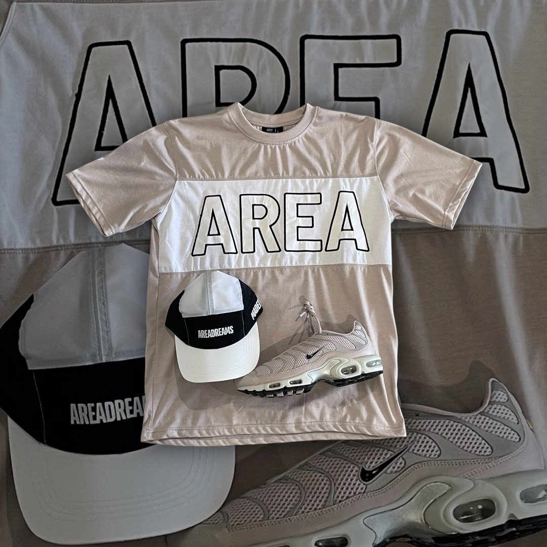 Cream AREA tee