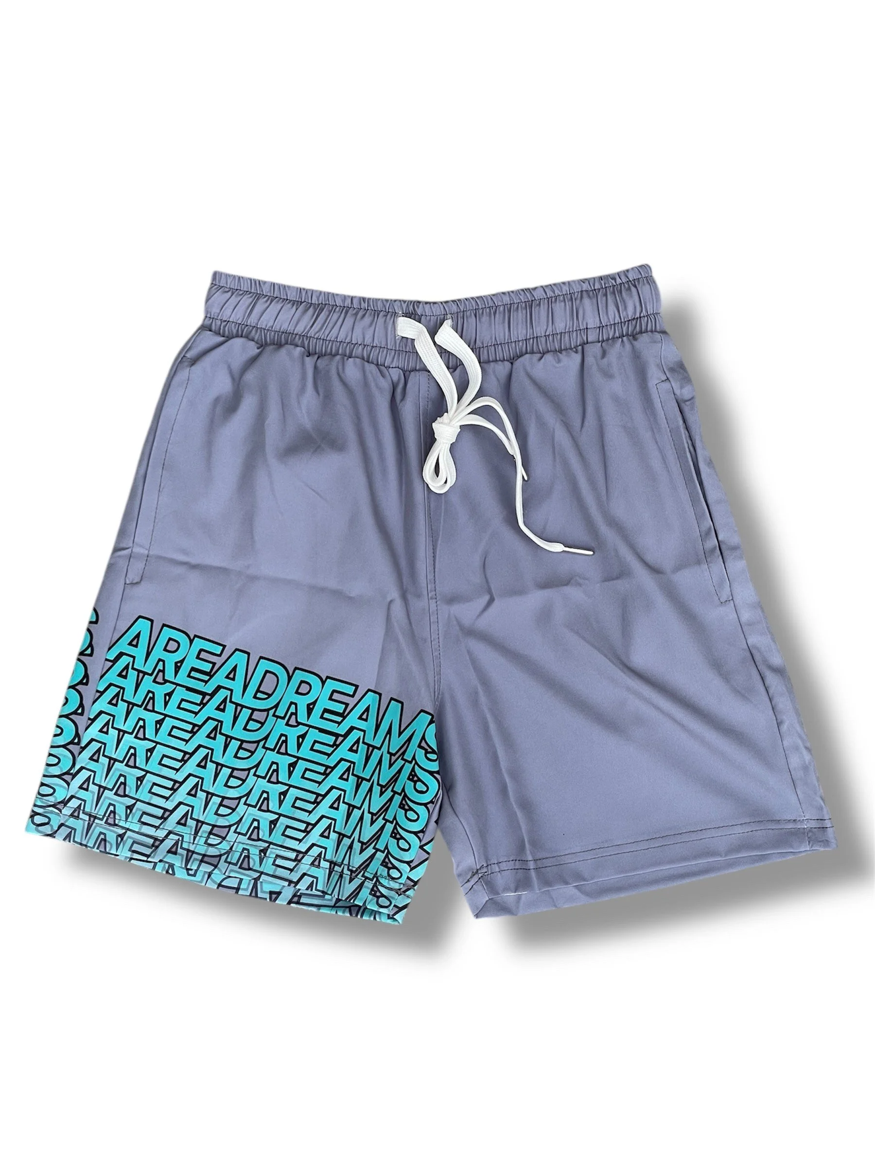 AREAfit V2 Platinum Grey - Hyper jade Shorts