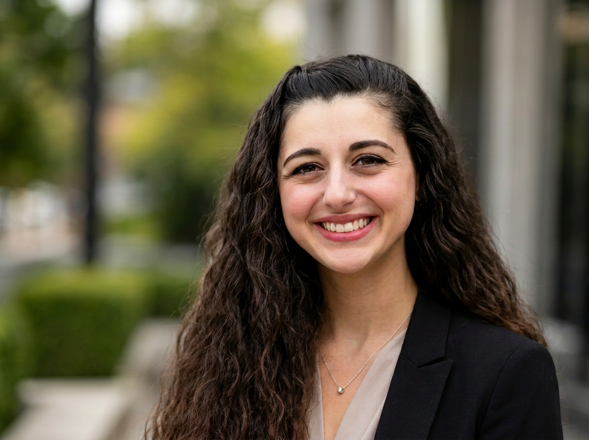 an image of Dominique Toscano smiling at the camera