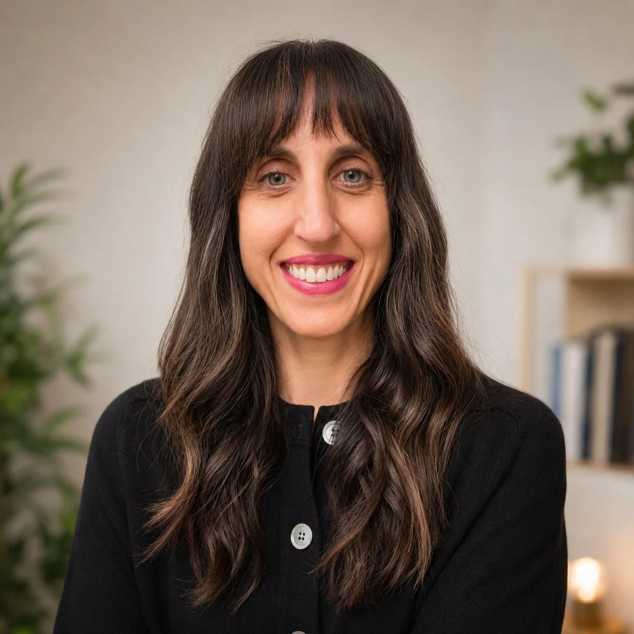 an image of Leah Katznelson smiling at the camera
