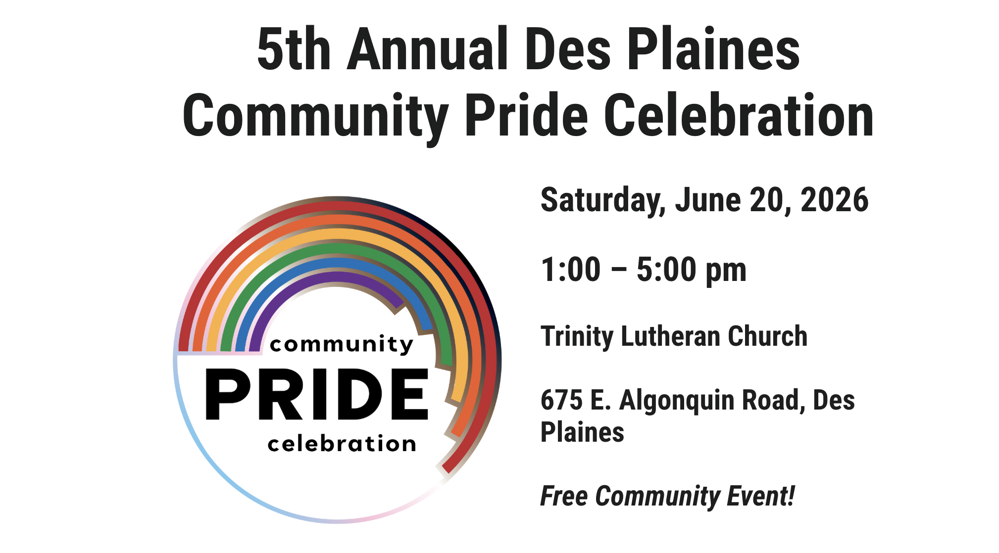 Speak Des Plaines Pride Celebration