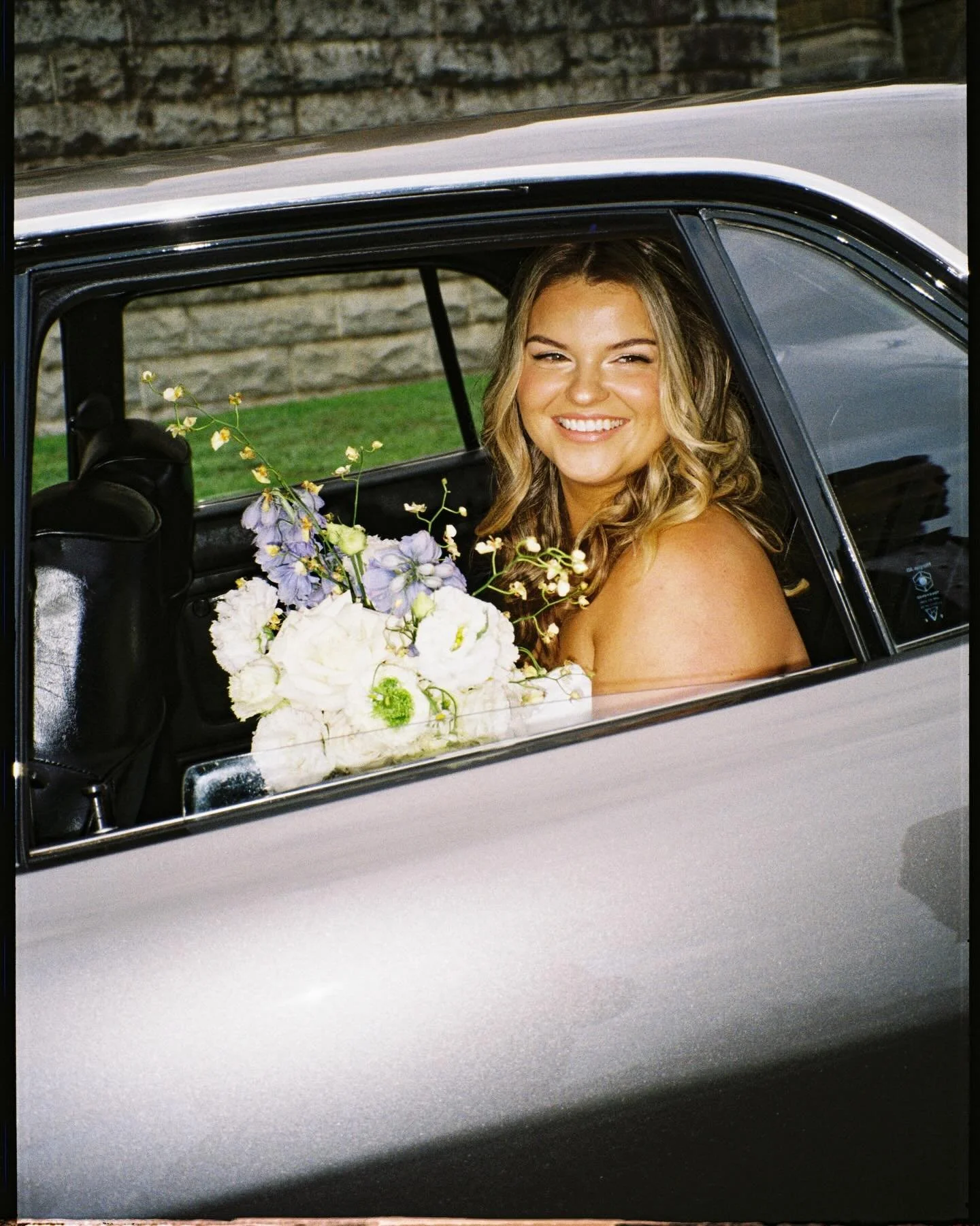 A few from this past Saturday celebrating Bayley &amp; Tom 💛 

I offered a combination of content creation &amp; film snaps and was deeelighted to have some fun with this classic Ford, a gem refurbished by the father of the groom! 

Thank you to thi