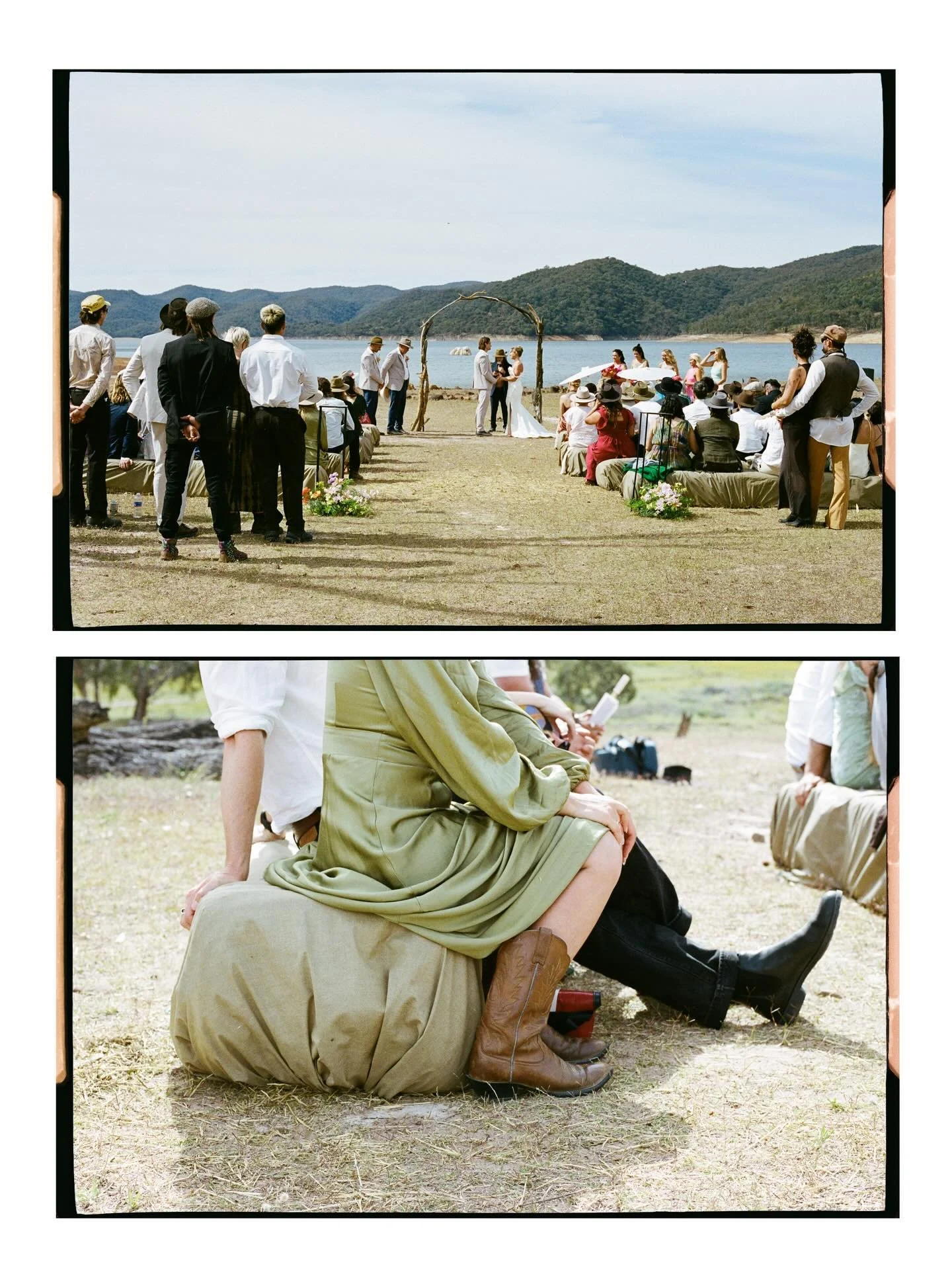 Where to begin with this one&hellip;a ceremony quite literally out in the bush, on the site of the Dragon Dreaming festival grounds. A special gathering to celebrate the marriage of B + J, whose love is so palpable I truly don&rsquo;t think I&rsquo;v