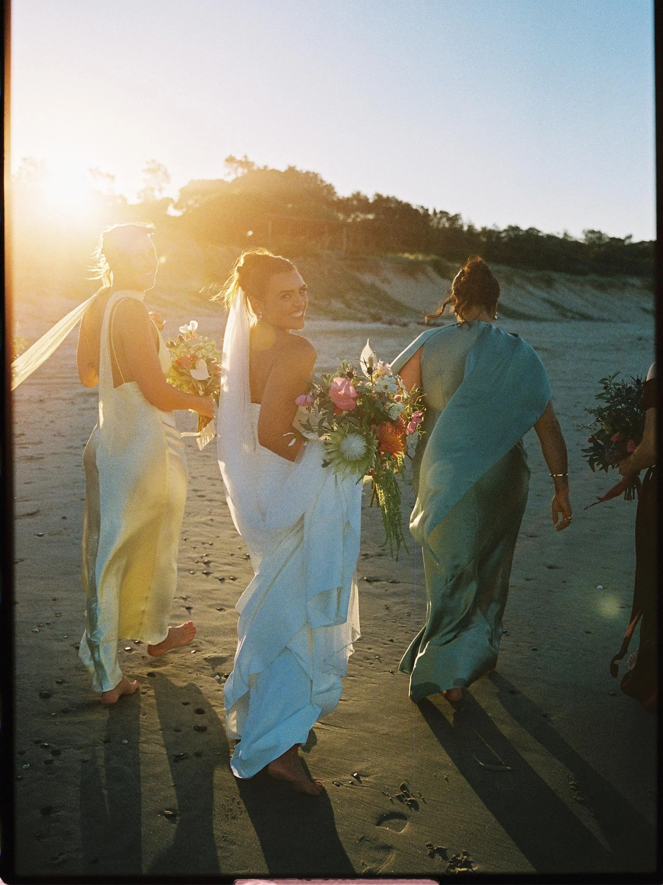 Barefoot on the beach, at golden hour, with your favourite people - and you just got married. 

I don&rsquo;t even know where to begin with this one but for now basking in the absolute golden vibes this crew brought. 

Congratulations Sophie &amp; Ca