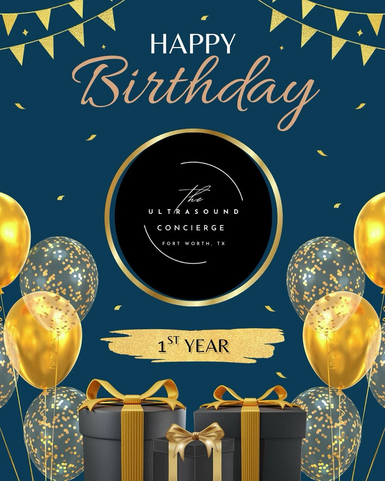 The Ultrasound Concierge is turning 1! 🎈It has been such an amazing year getting to serve so many families. We had over 670 appointments and can&rsquo;t wait to see what year two brings! 

Next week is our birthday🥳 and we are giving away a free el