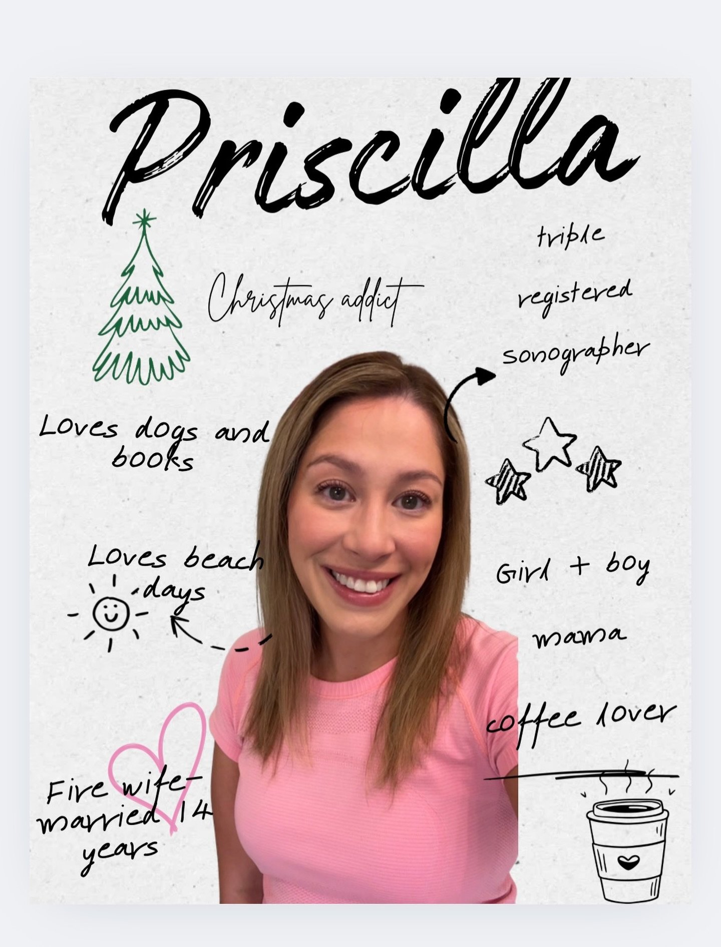 In honor of our Willow Park location opening on Monday, I wanted yall to get to know Priscilla as she will be the Sonographer for the new office! I can&rsquo;t wait for you to meet her! Appointments available next week including 13 more spots for the