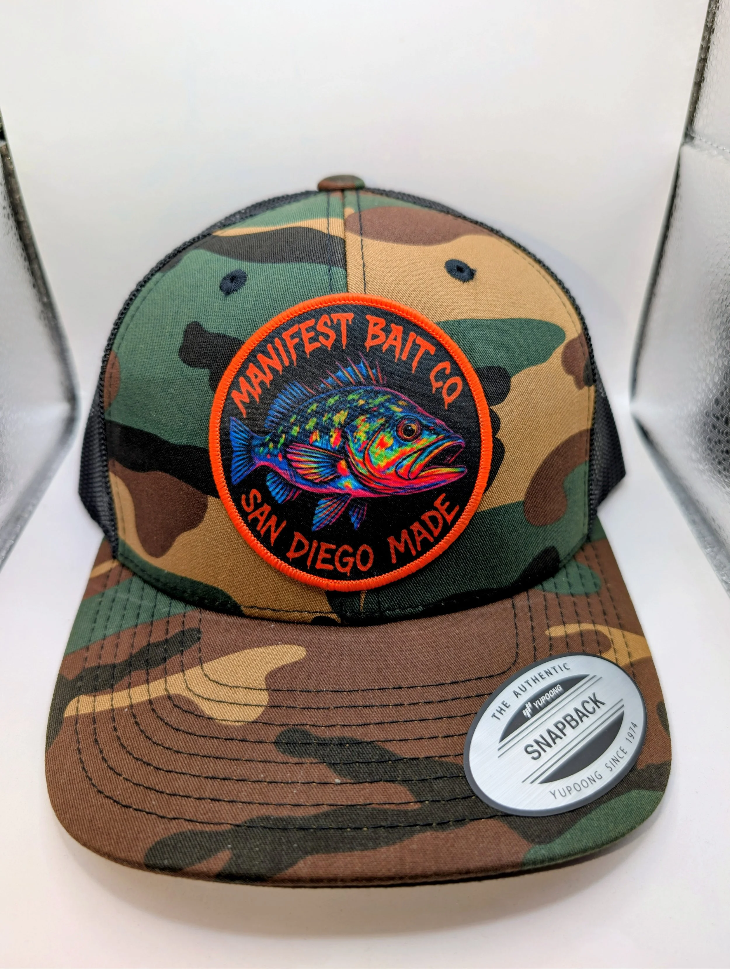 MADE IN SD Full Color - CAMO Trucker Snap-Back Hat