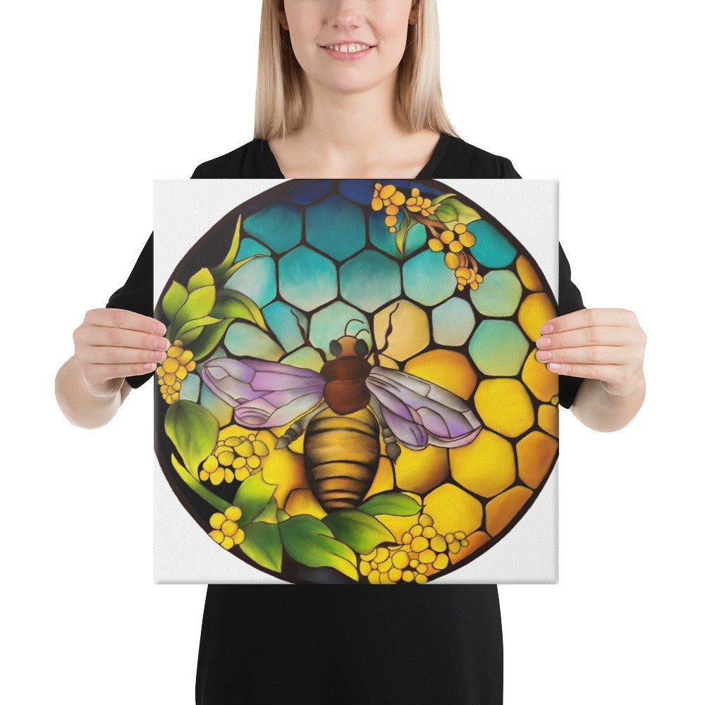 Let It Bee: Canvas Print