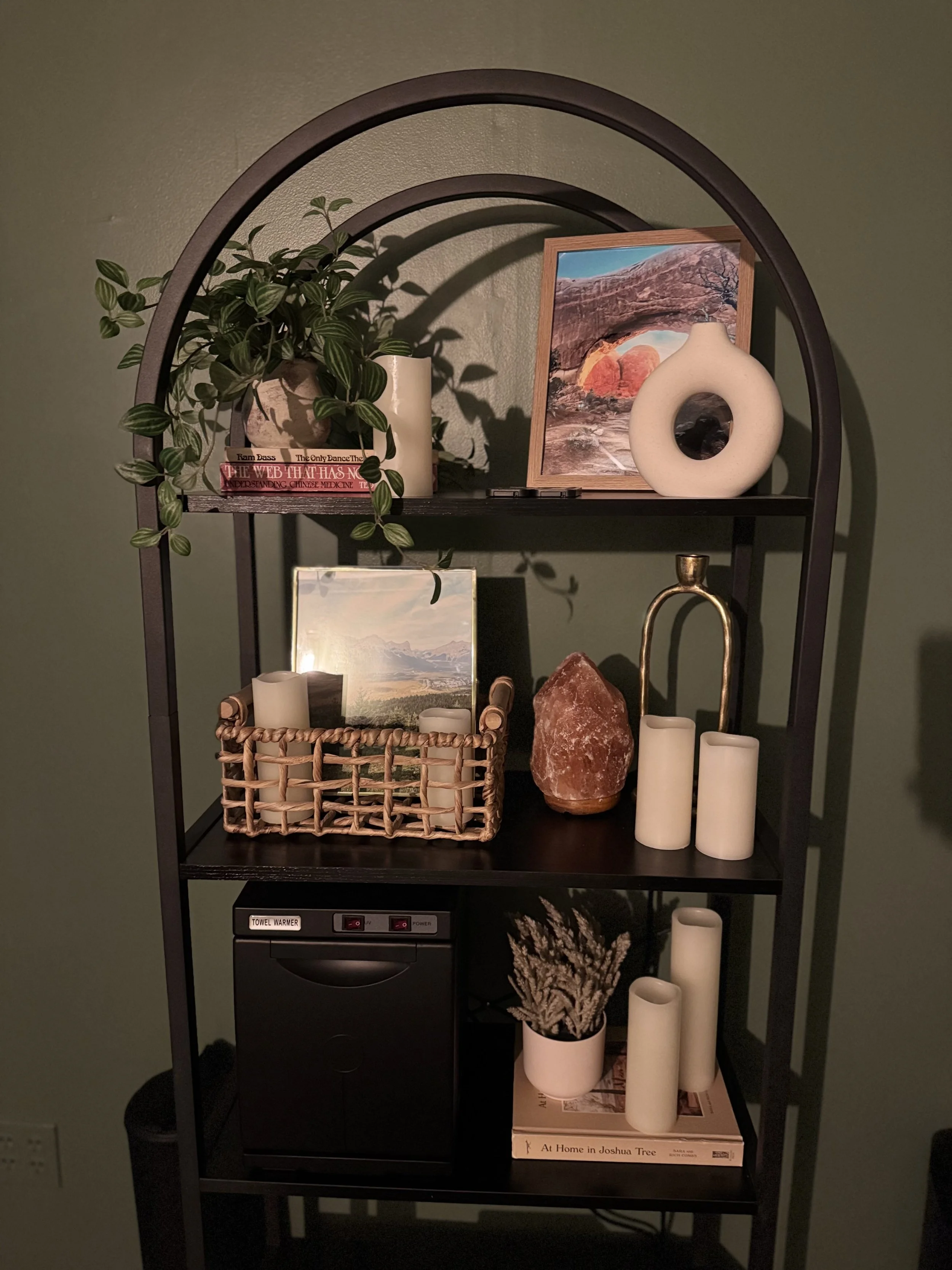 LED Candles, Towel Warmer &amp; Salt Lamp