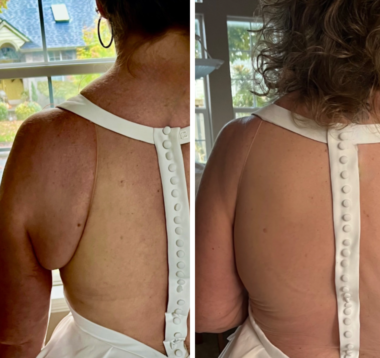 Tailoring ensures your dress fits your figure, capturing what makes you feel beautiful and confident! 