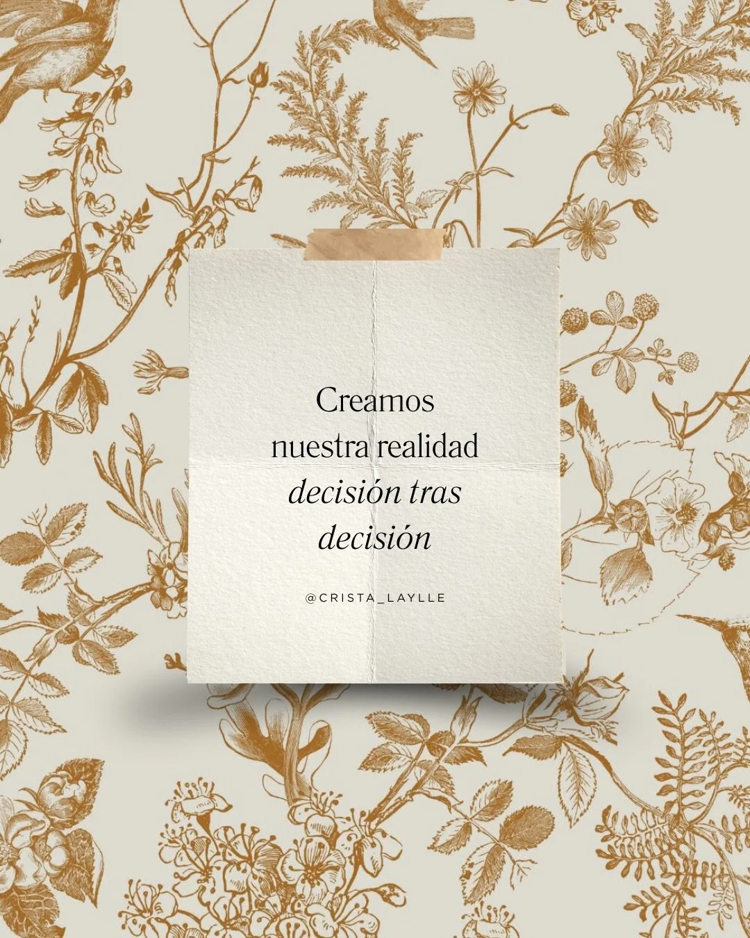 &iquest;C&oacute;mo se ver&iacute;a tu realidad
si cada decisi&oacute;n estuviera alineada con tu mejor versi&oacute;n?

EL CUERPO
SIEMPRE SABE
LO QUE
LE HACE BIEN.

EL DESAF&Iacute;O
ES
SILENCIAR
LA MENTE.

Por eso he estado trabajando en una gu&iac