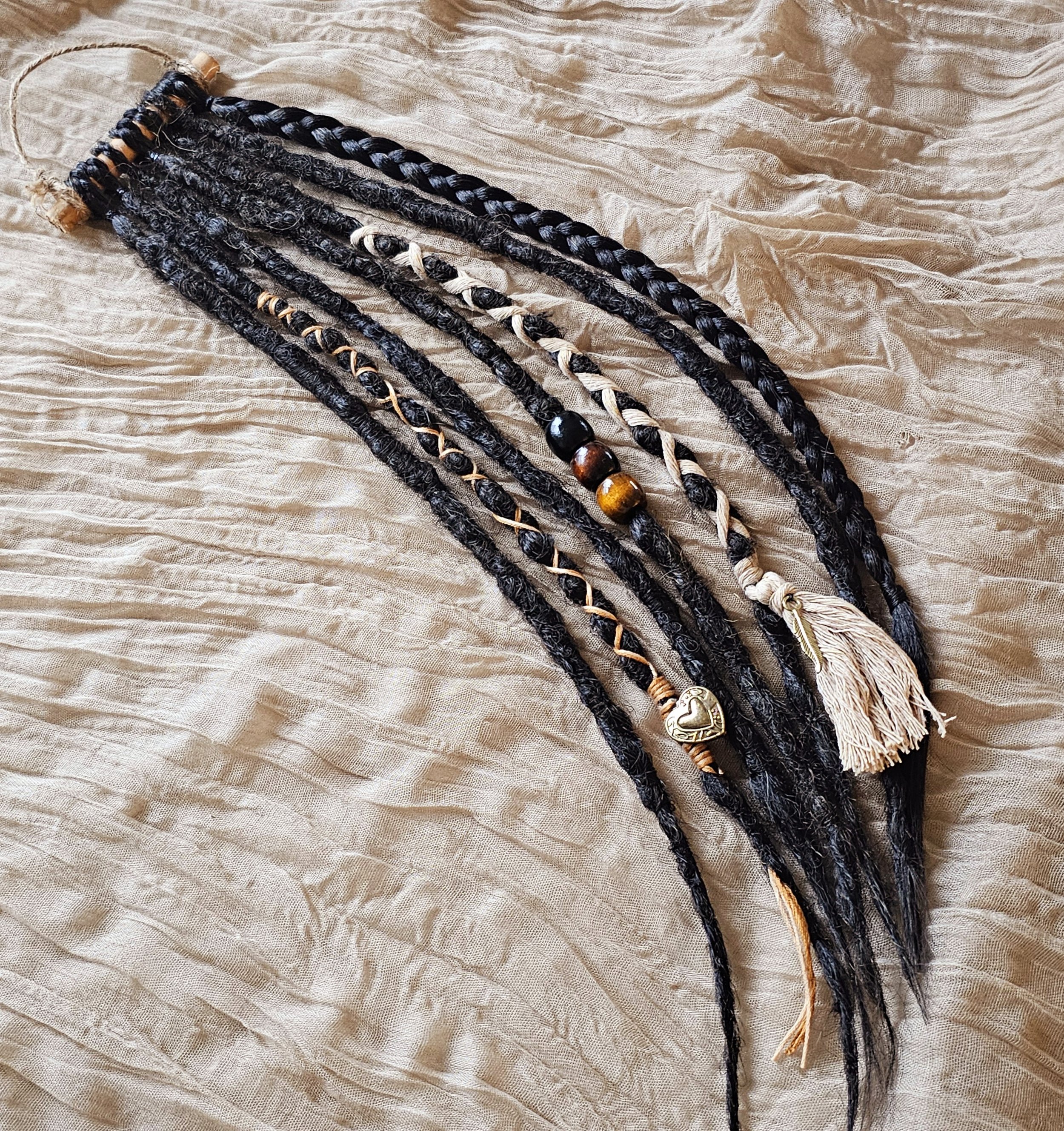 Accent Dreads Set /Dark Brown