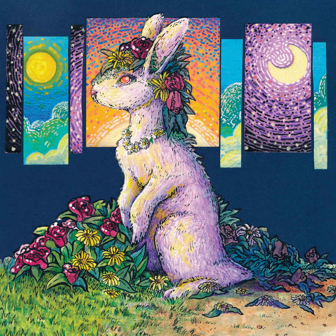 Mother Time // 5x5 // mixed media