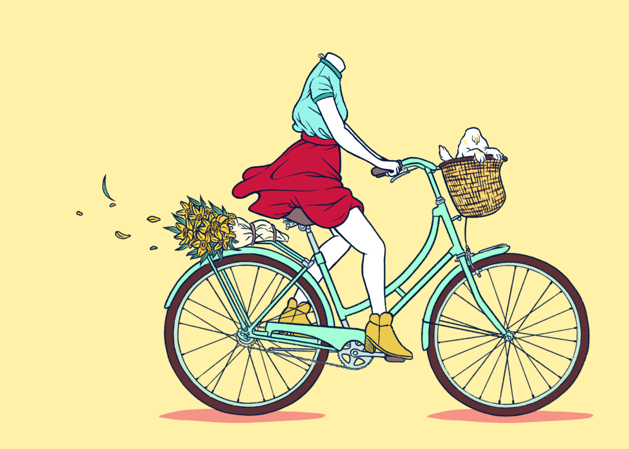 Bike Ride // 5x6 // digital