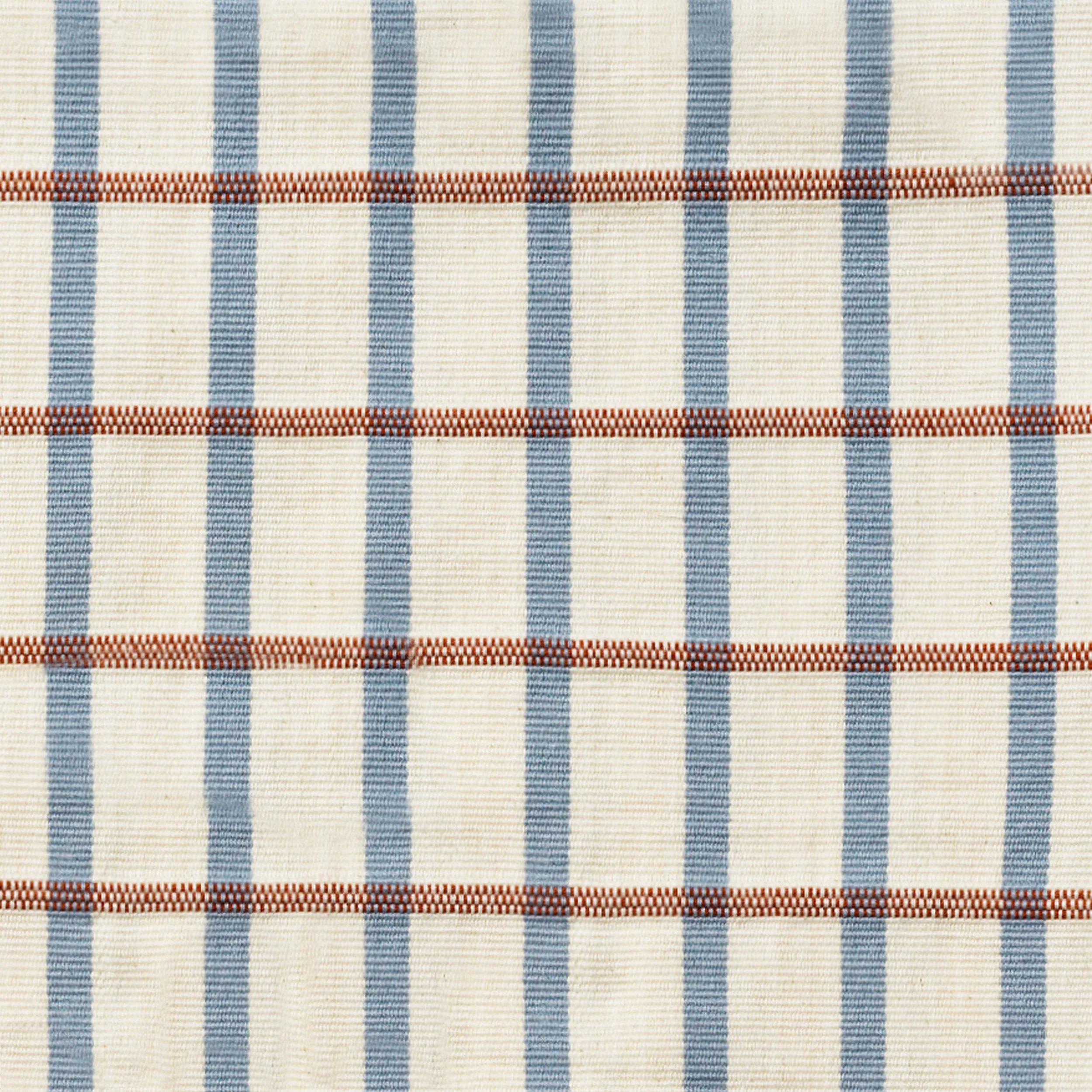 Cuadras Fabric by the Yard-Azul claro, cafe y crudo903-AC.jpg