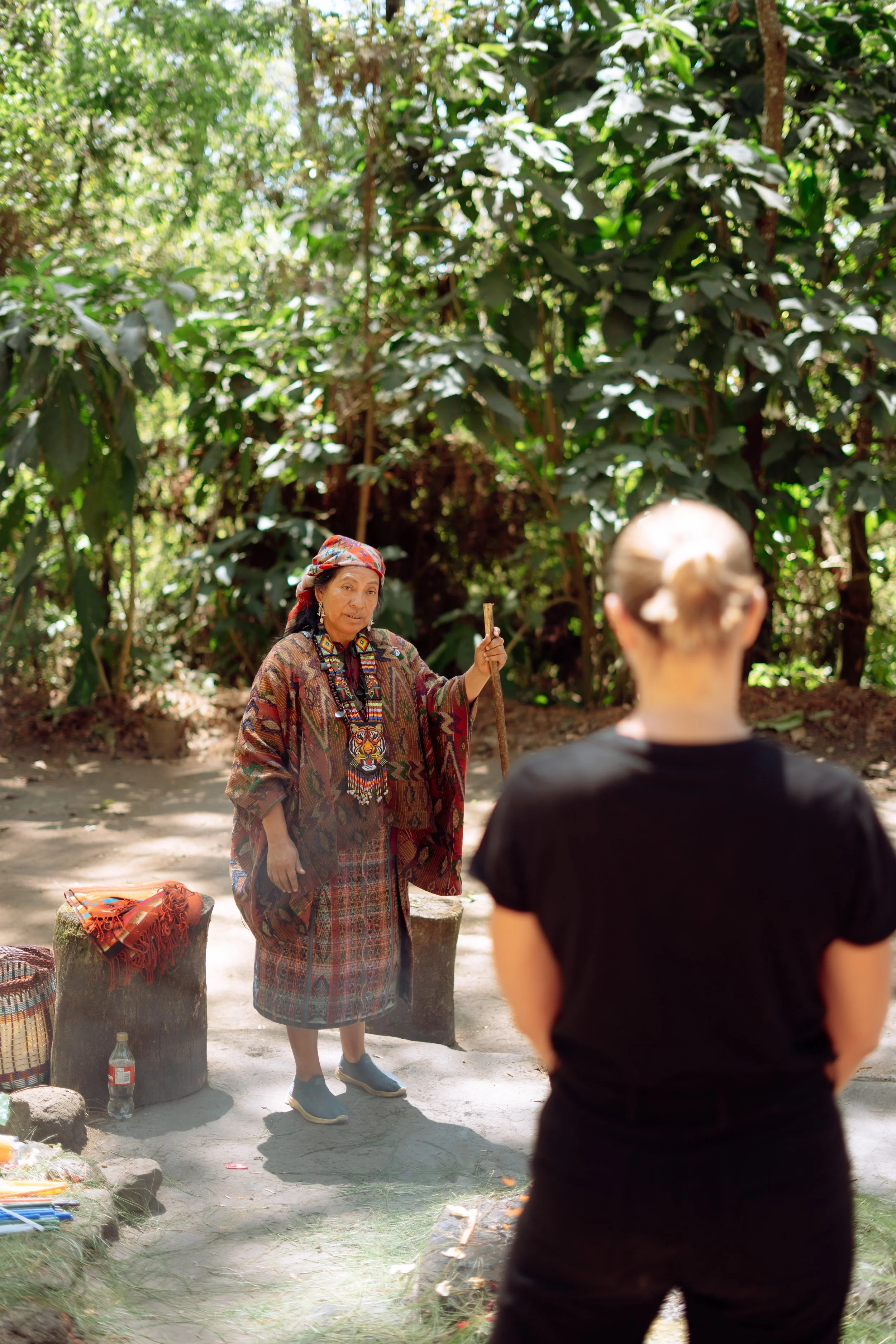 Regan Billingsley, owner of RB Curated attends her first Mayan Ceremony in Guatemala