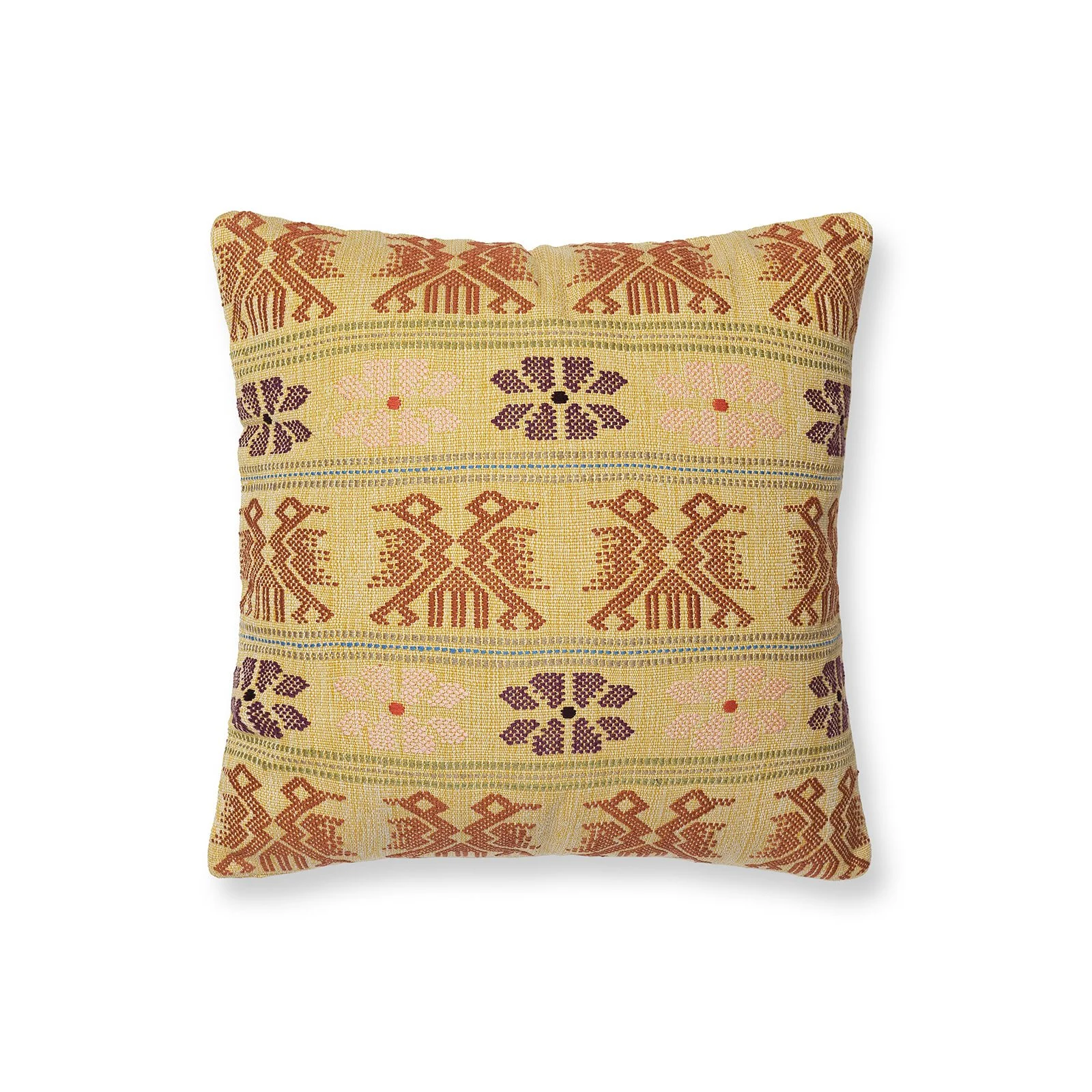 Aguila Throw Pillow-Yellow-254-SQ-A.jpg