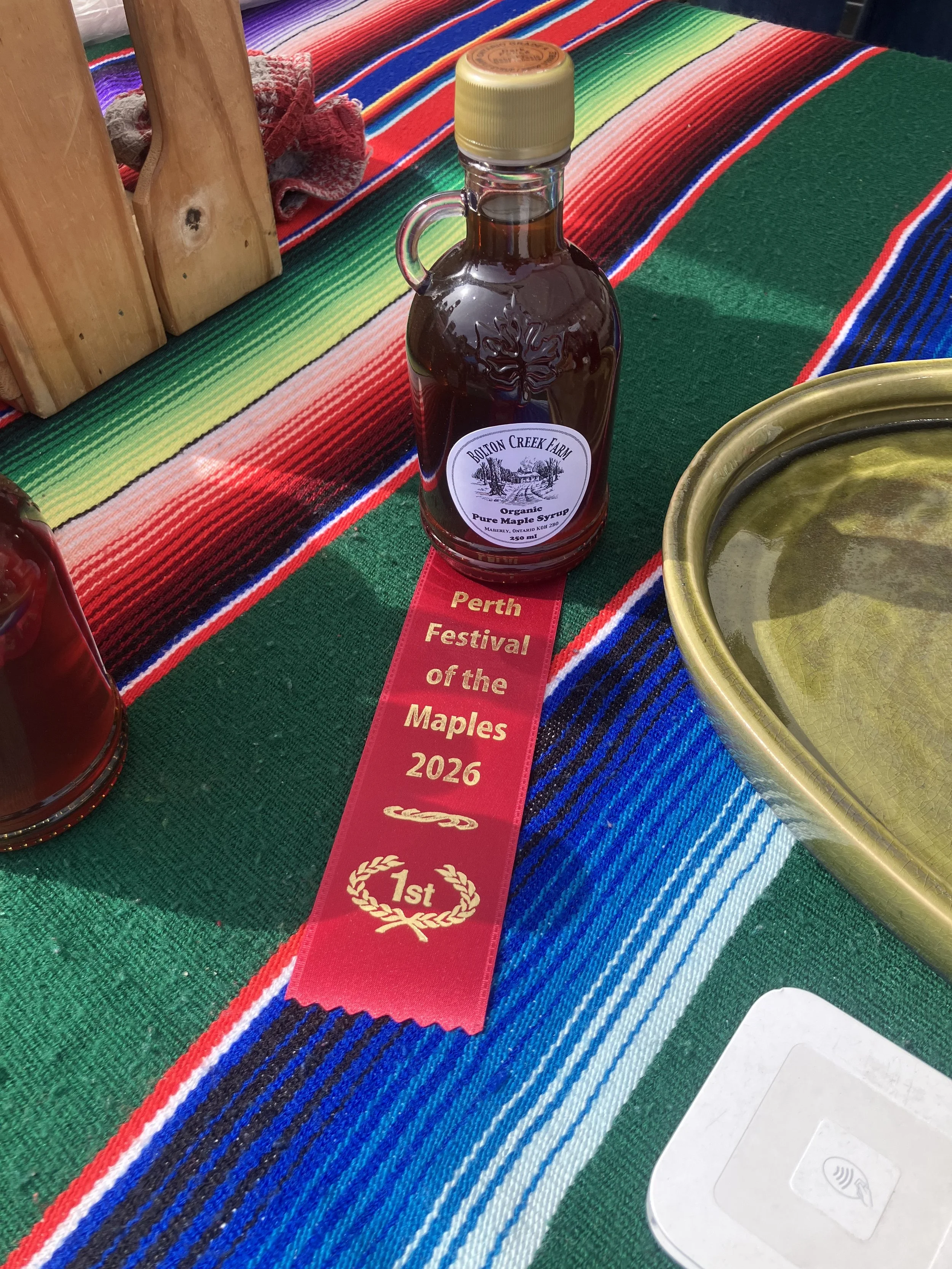 First Place Ribbon - Festival of the Maples 2026