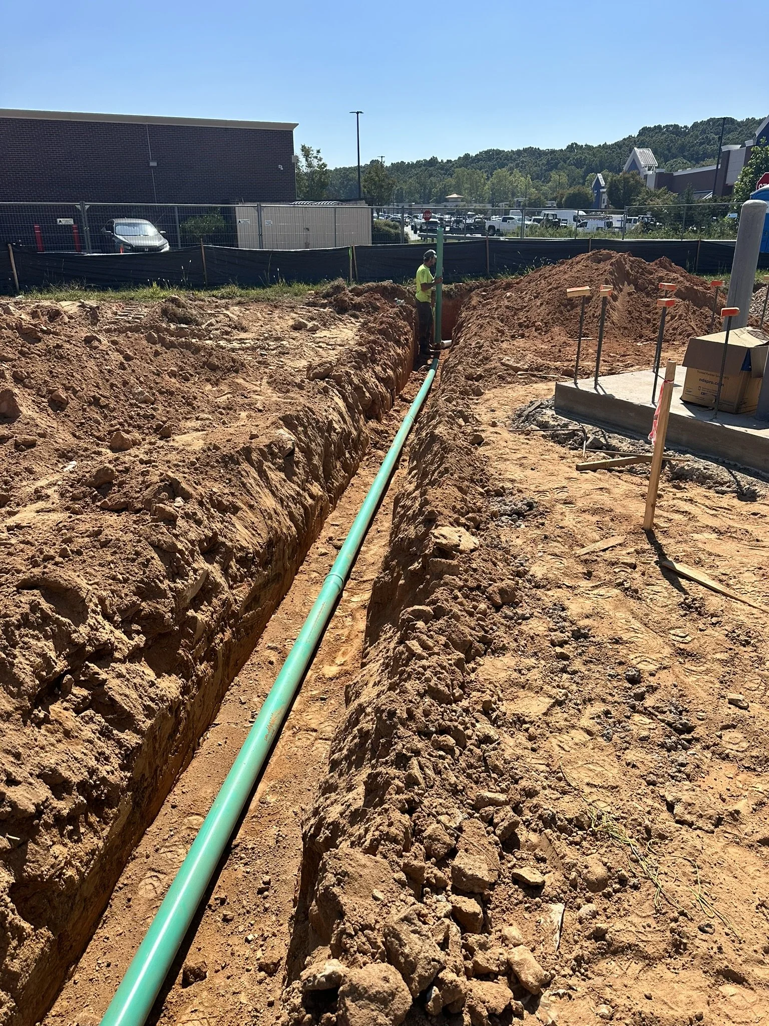 Denver, NC - 7Brew Grease Trap & Sewer