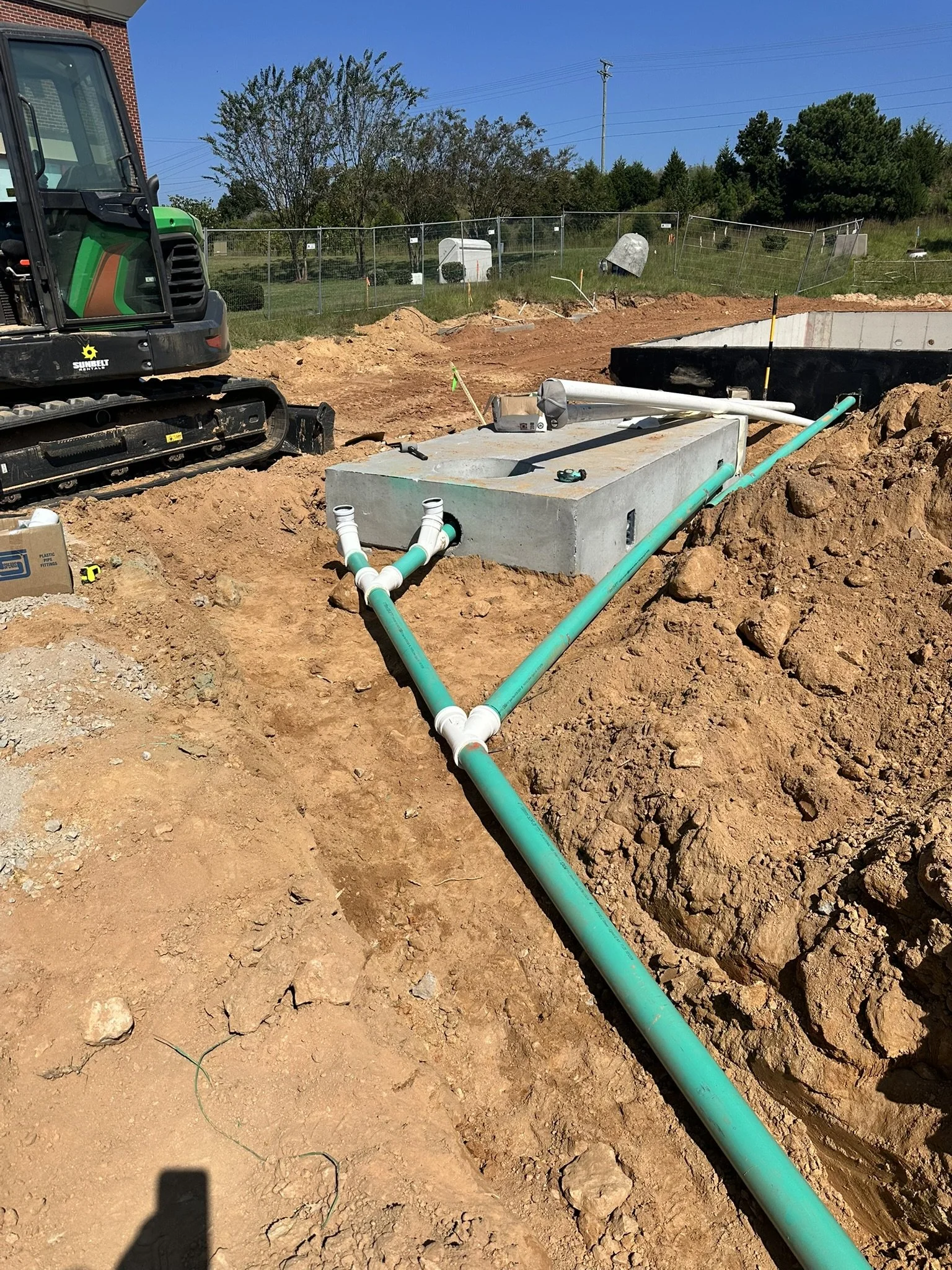 Denver, NC - 7Brew Grease Trap & Sewer