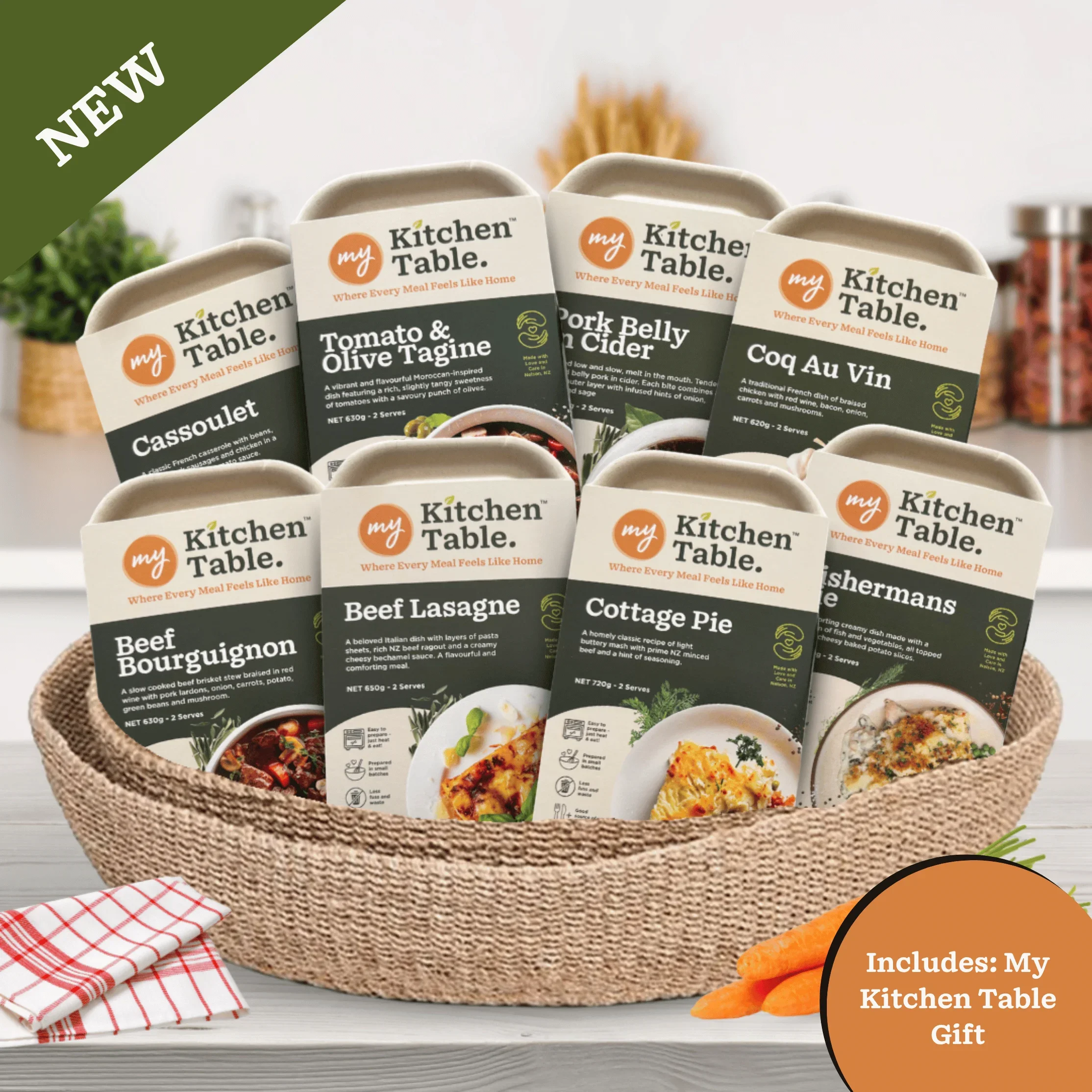 8 Double Serve Meal Pack – Fresh NZ Weekly Dinners