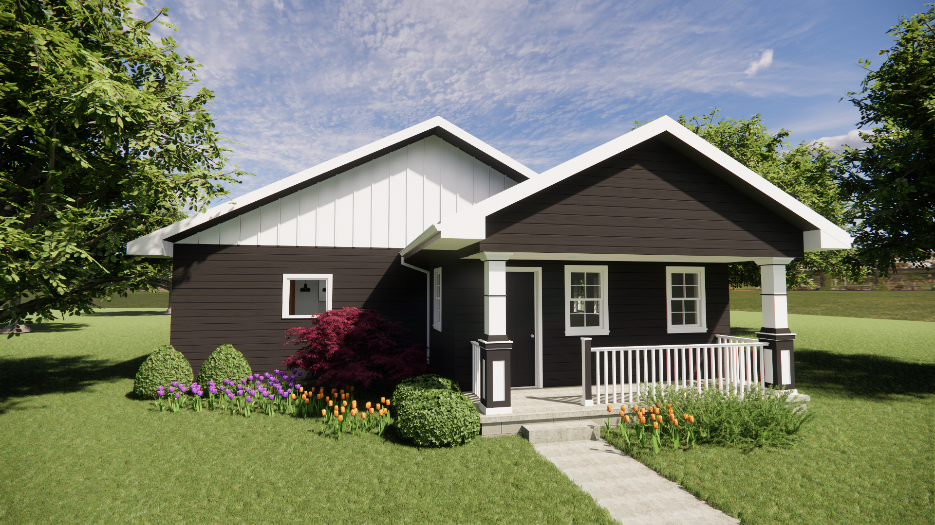 2 Bedroom House Exterior View Enscape.png