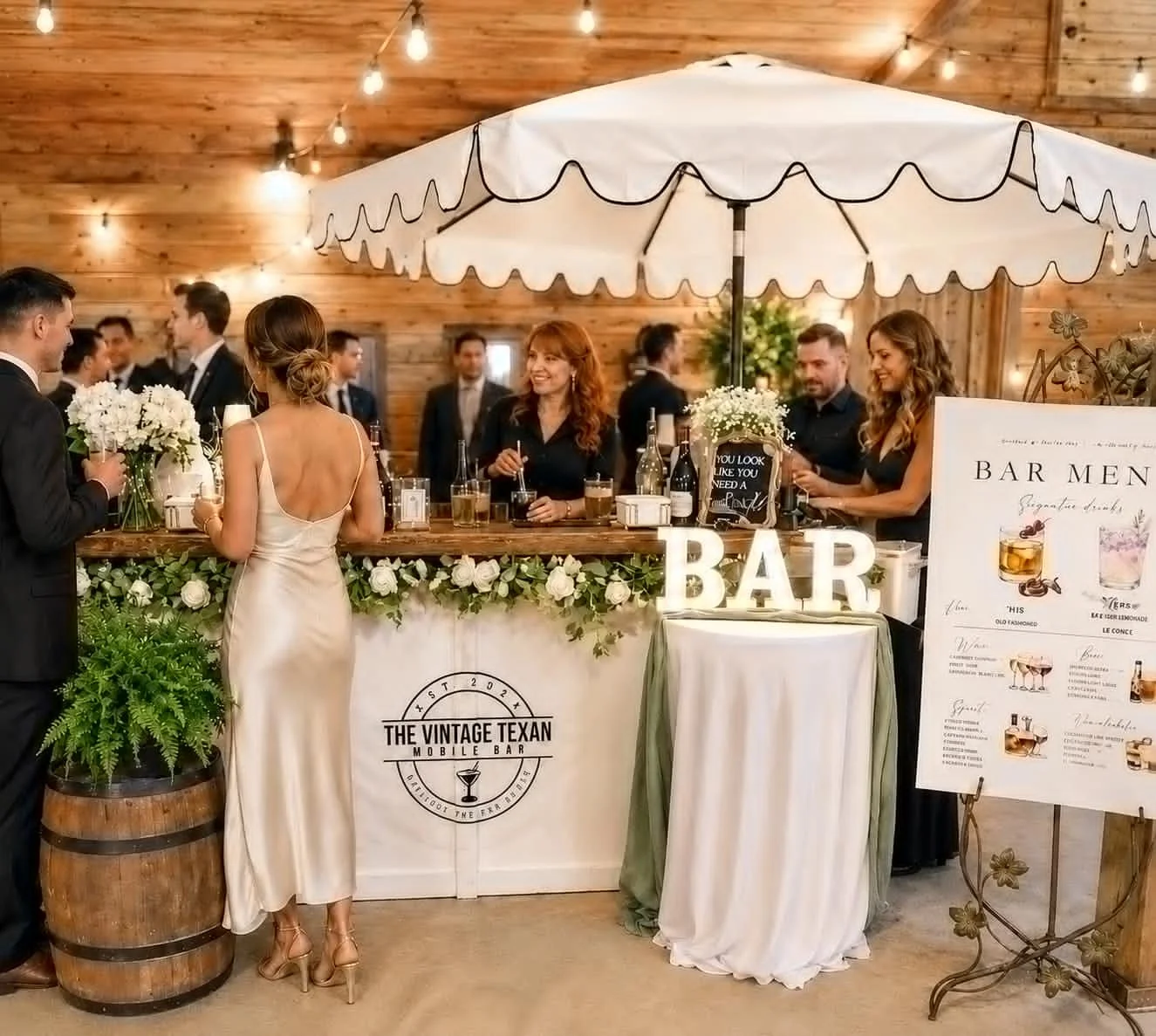Hill Country Wedding Bartender in Austin Texas