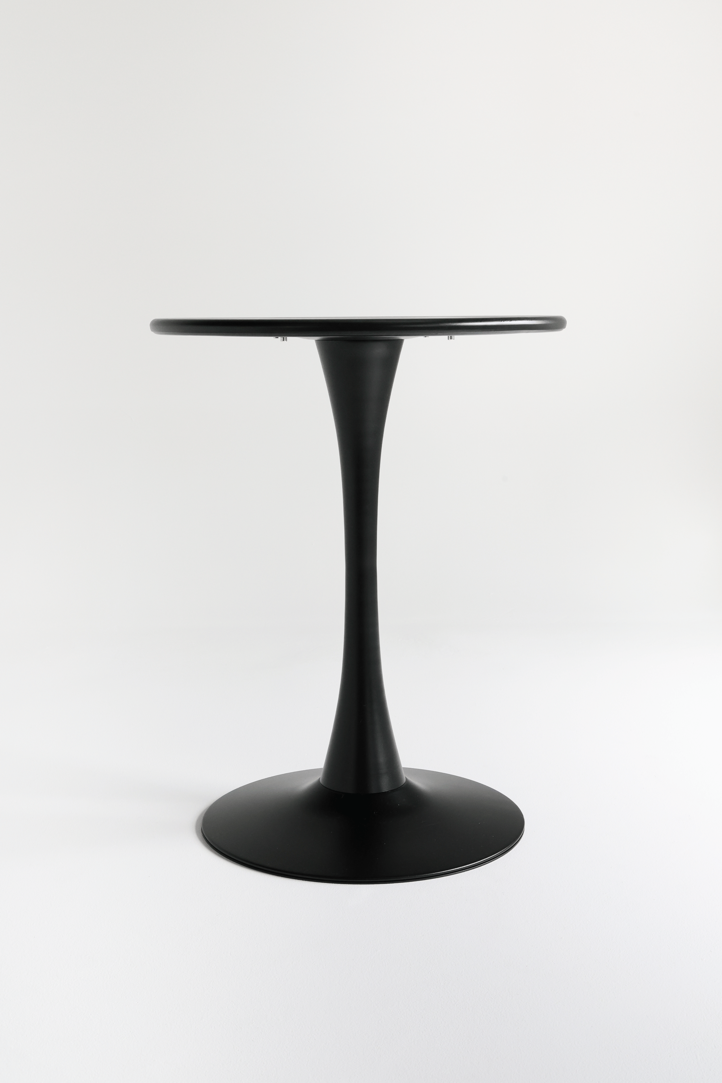 Short black bar table prop
